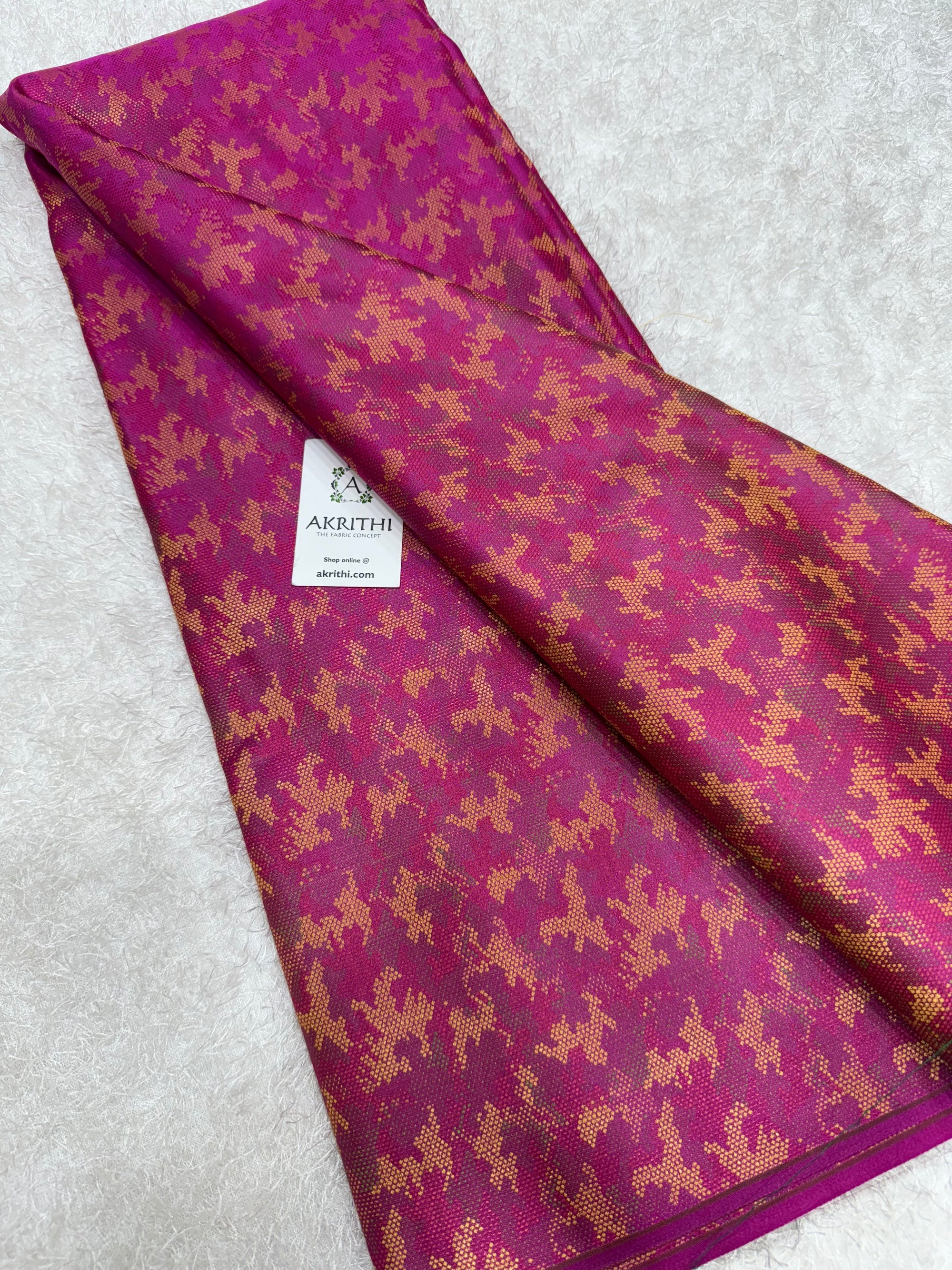 Pure Banarasi resham brocade fabric