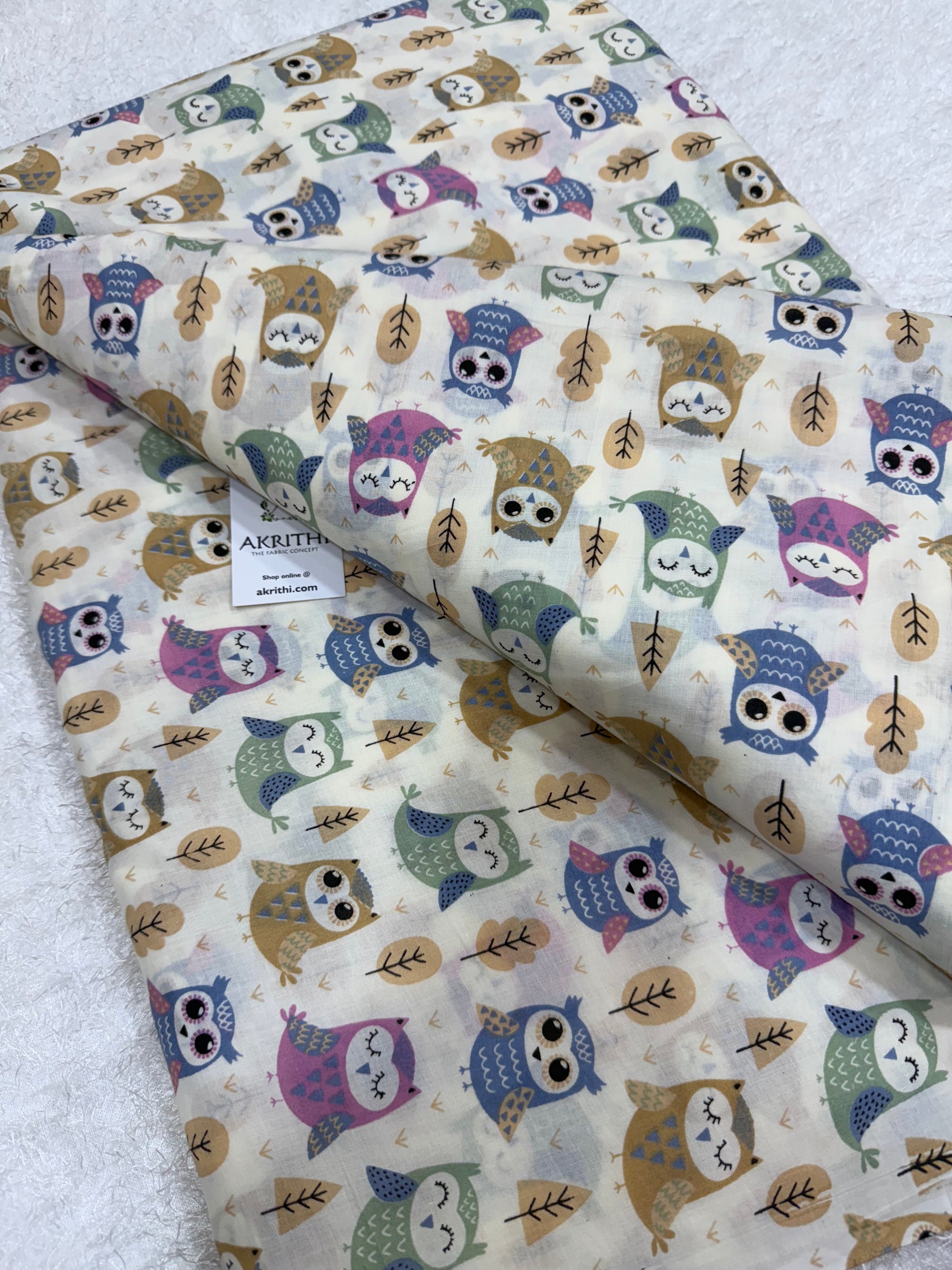 Kids Printed pure cotton fabric