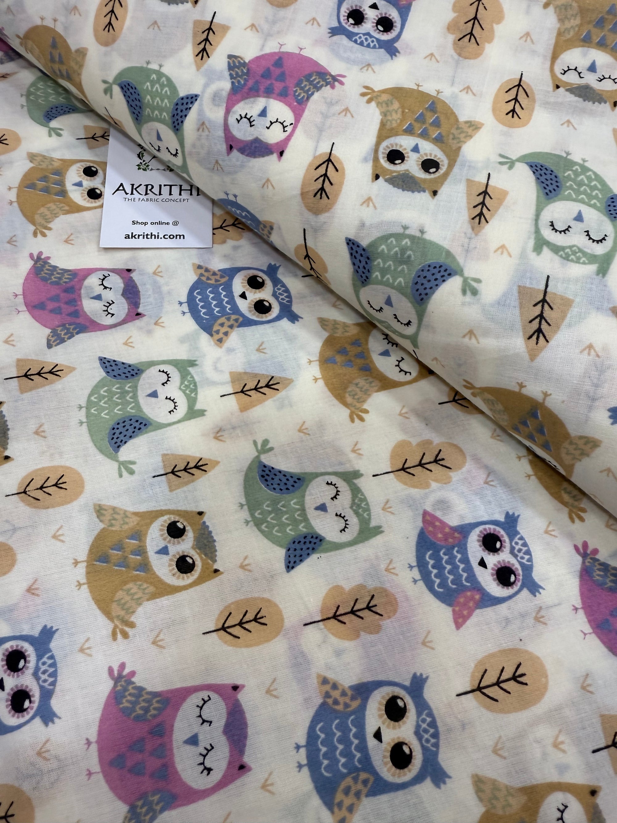Kids Printed pure cotton fabric