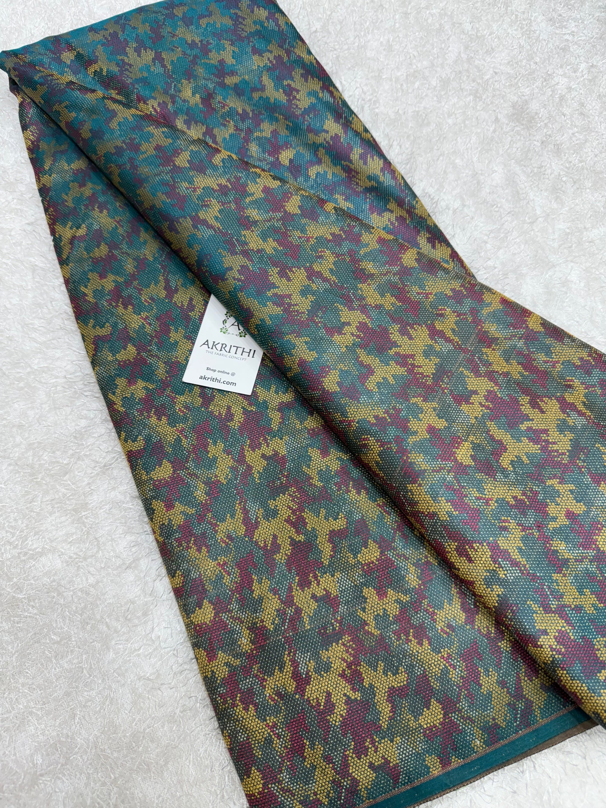 Pure Banarasi resham brocade fabric