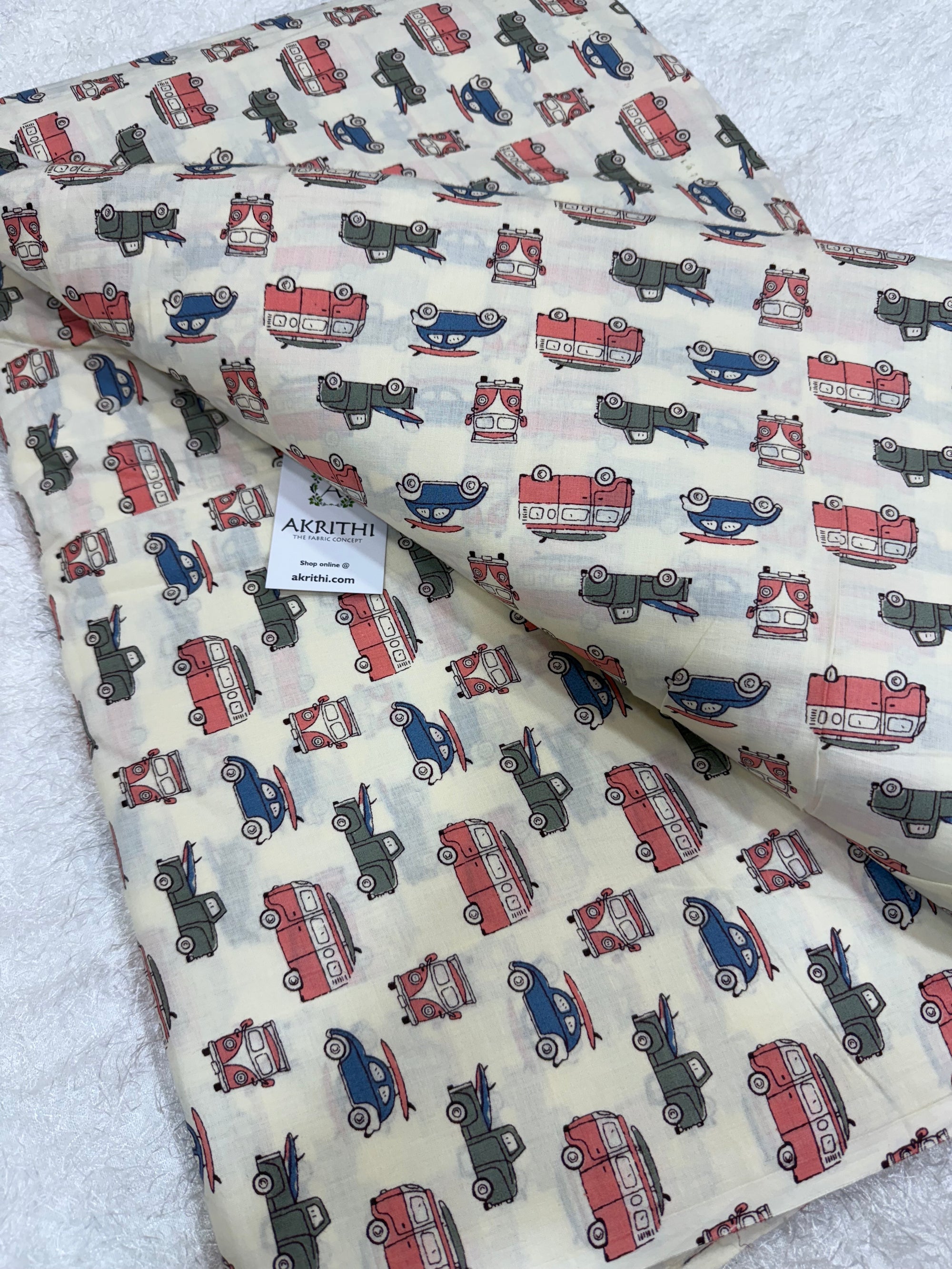 Kids Printed pure cotton fabric