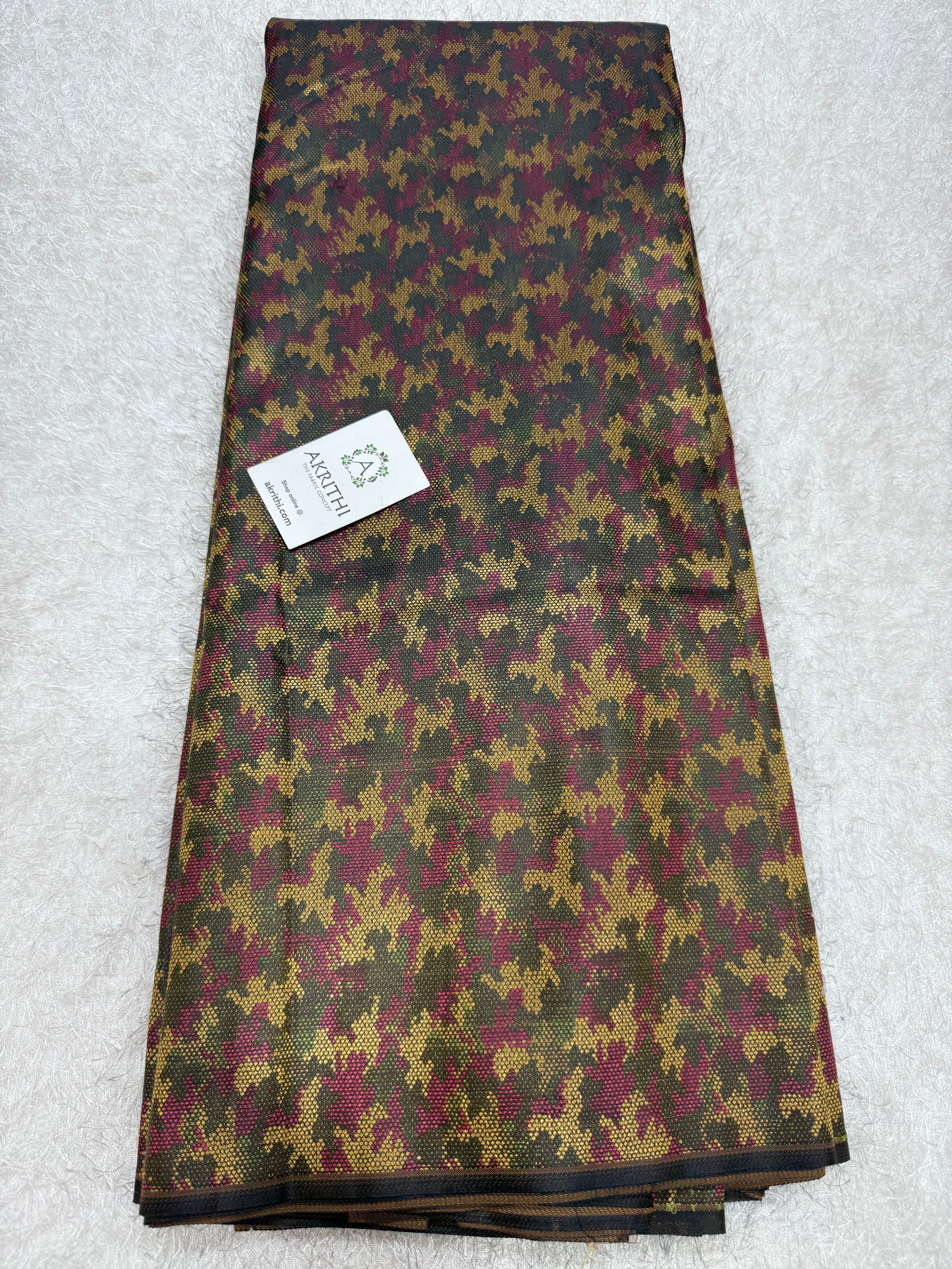 Pure Banarasi resham brocade fabric