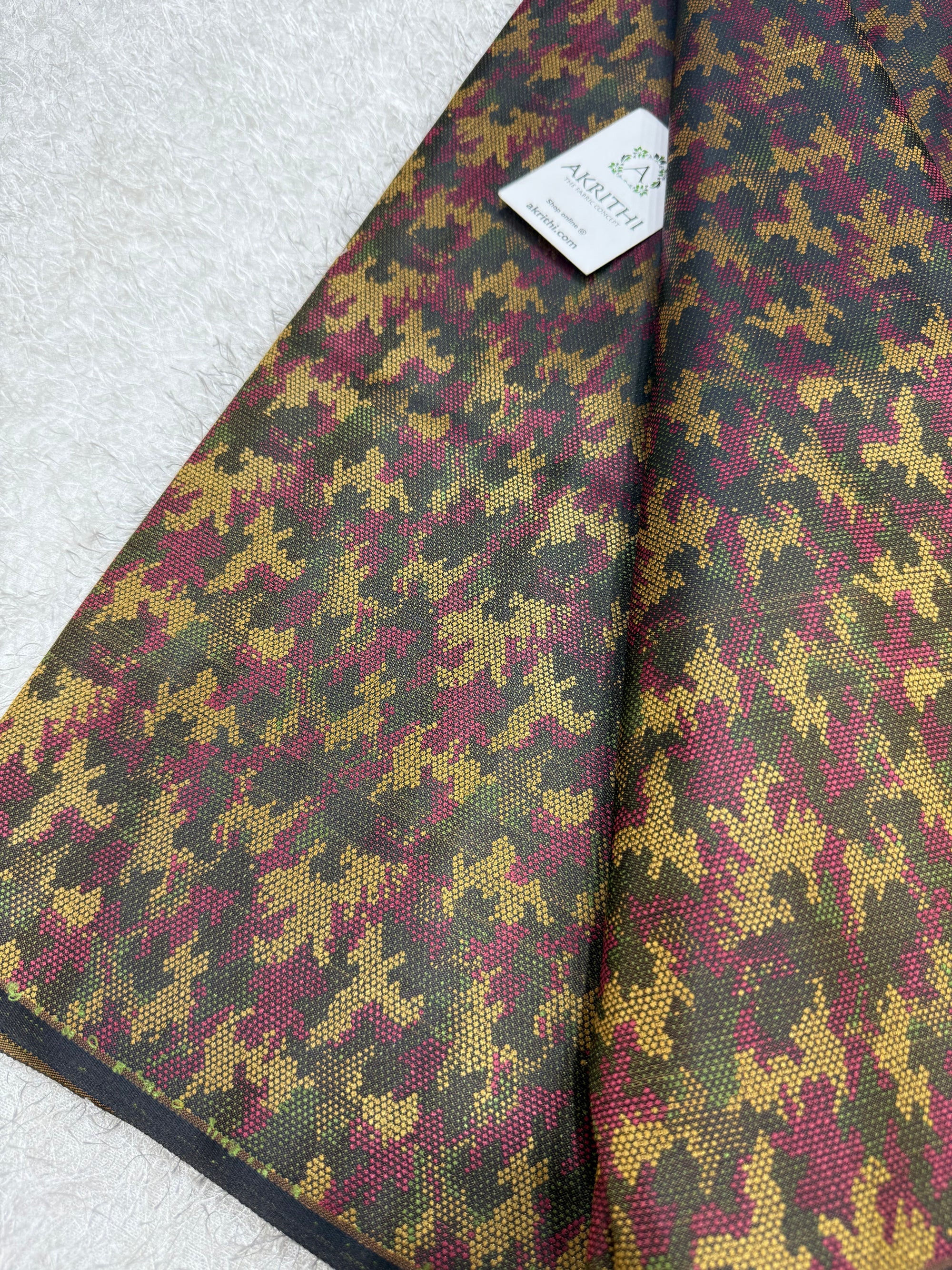 Pure Banarasi resham brocade fabric