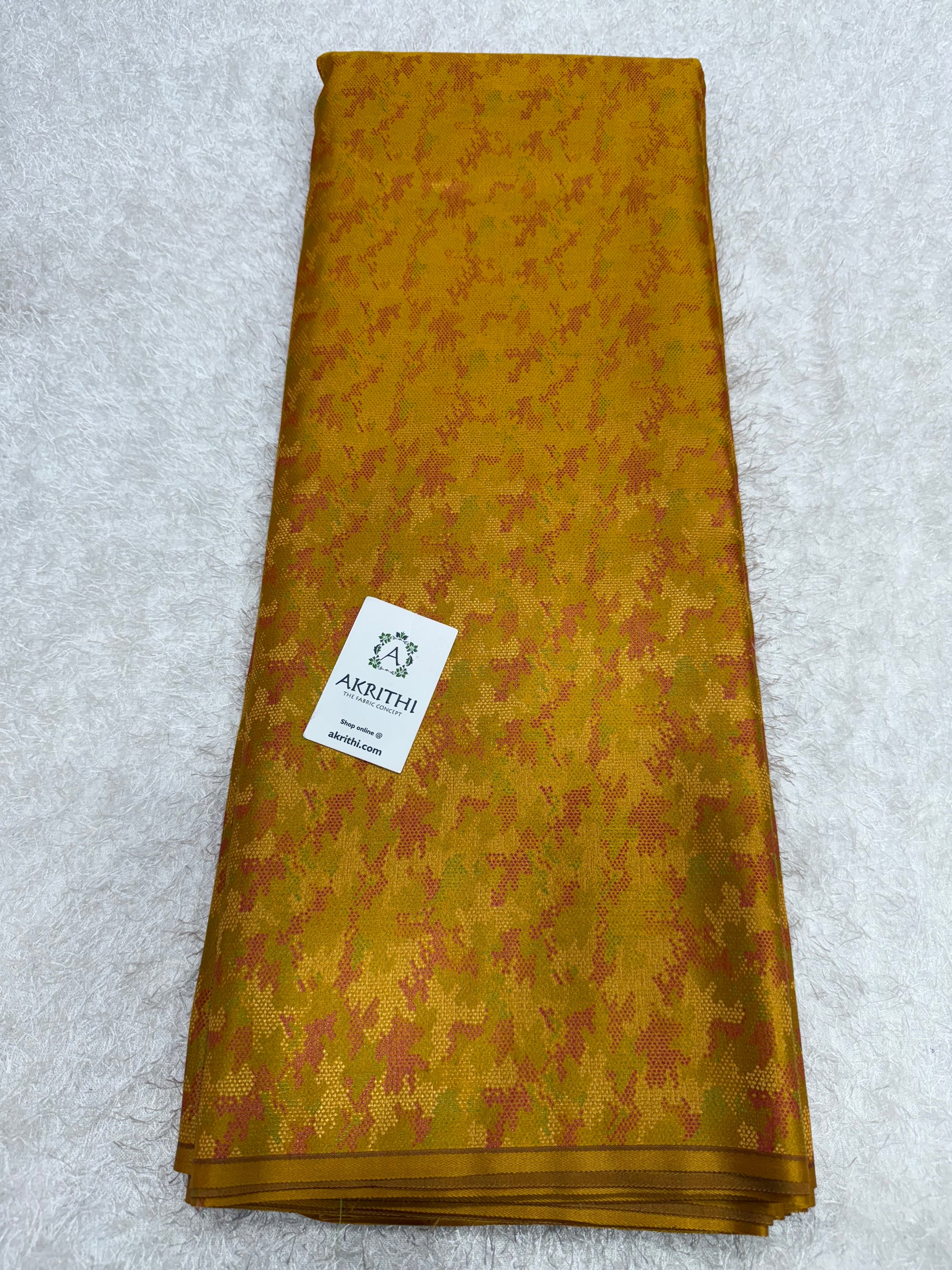 Pure Banarasi resham brocade fabric
