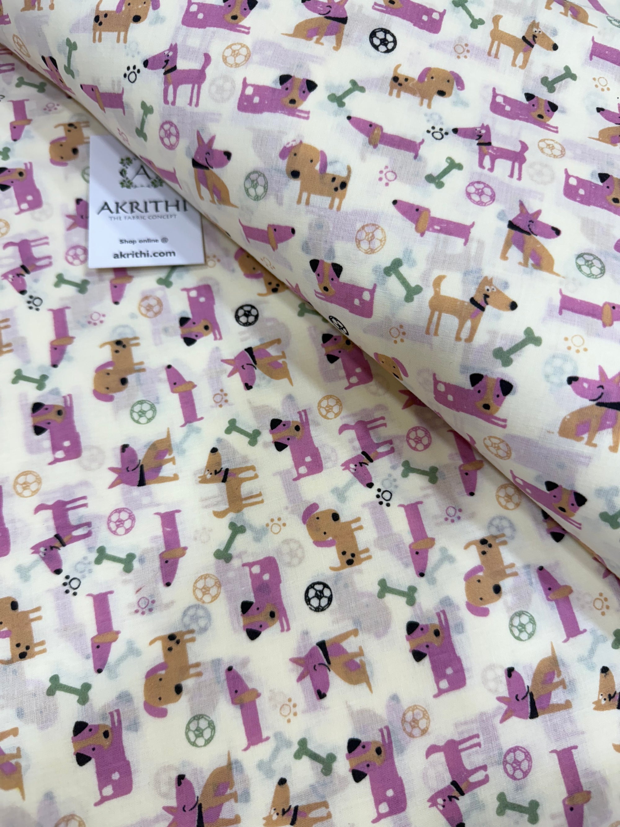 Kids Printed pure cotton fabric