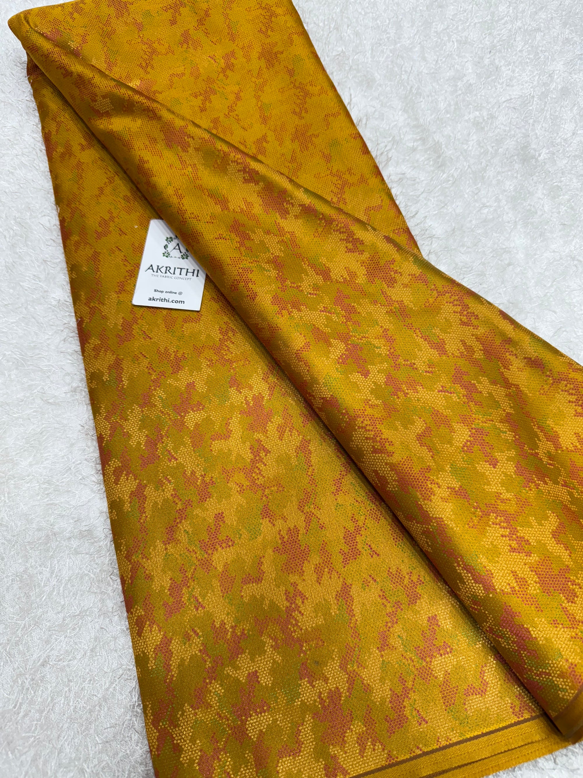 Pure Banarasi resham brocade fabric