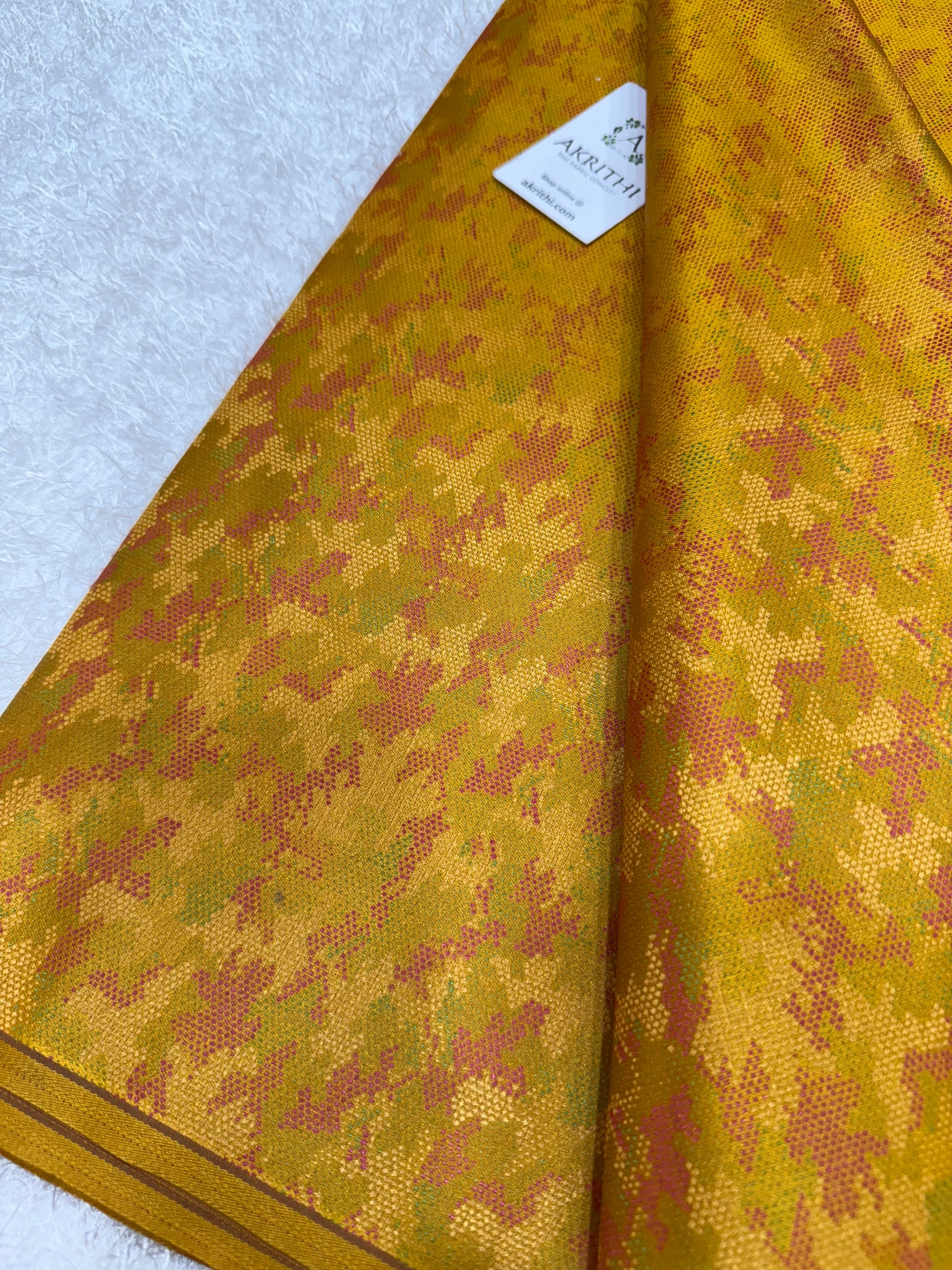 Pure Banarasi resham brocade fabric
