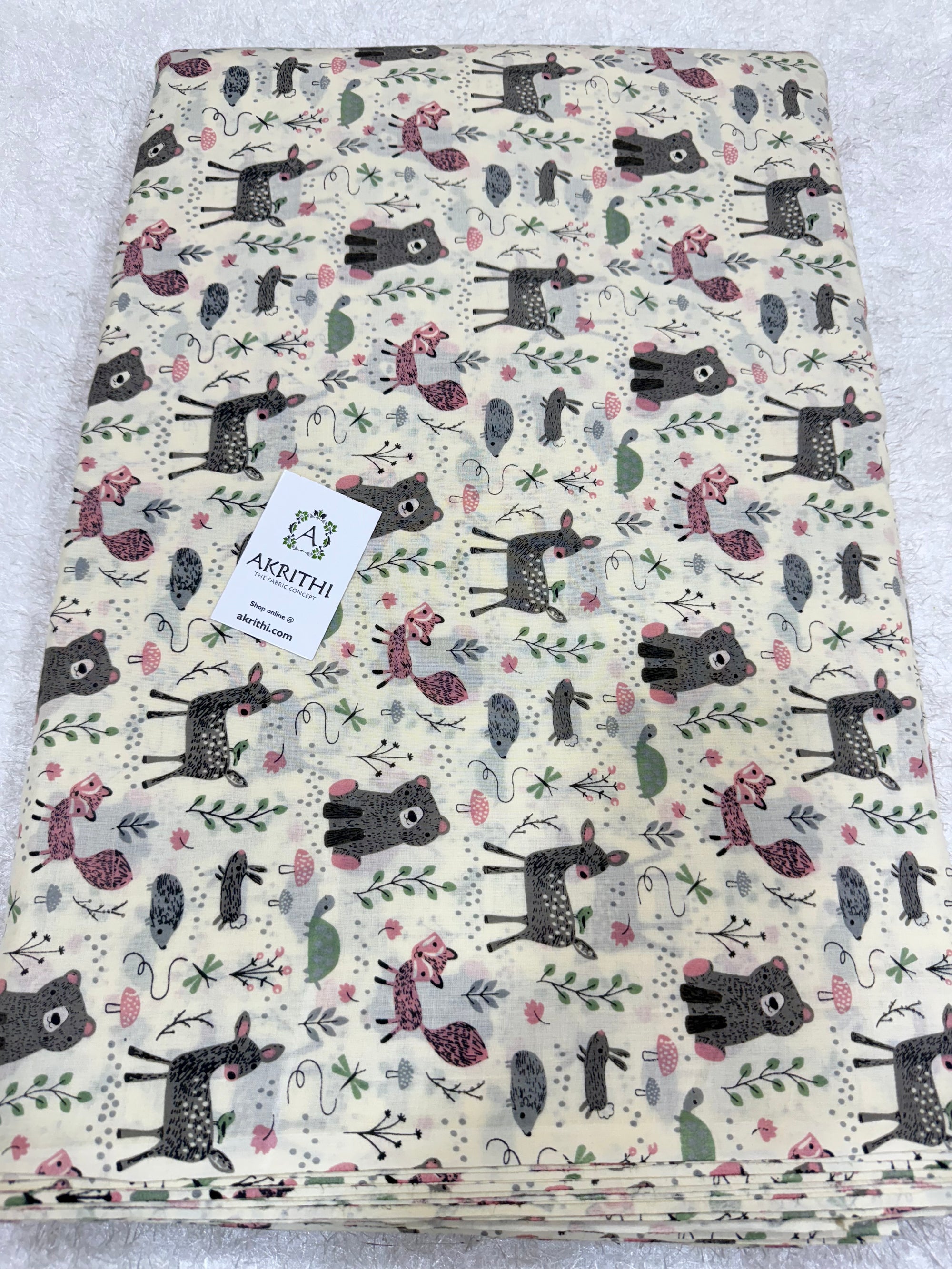 Kids Printed pure cotton fabric