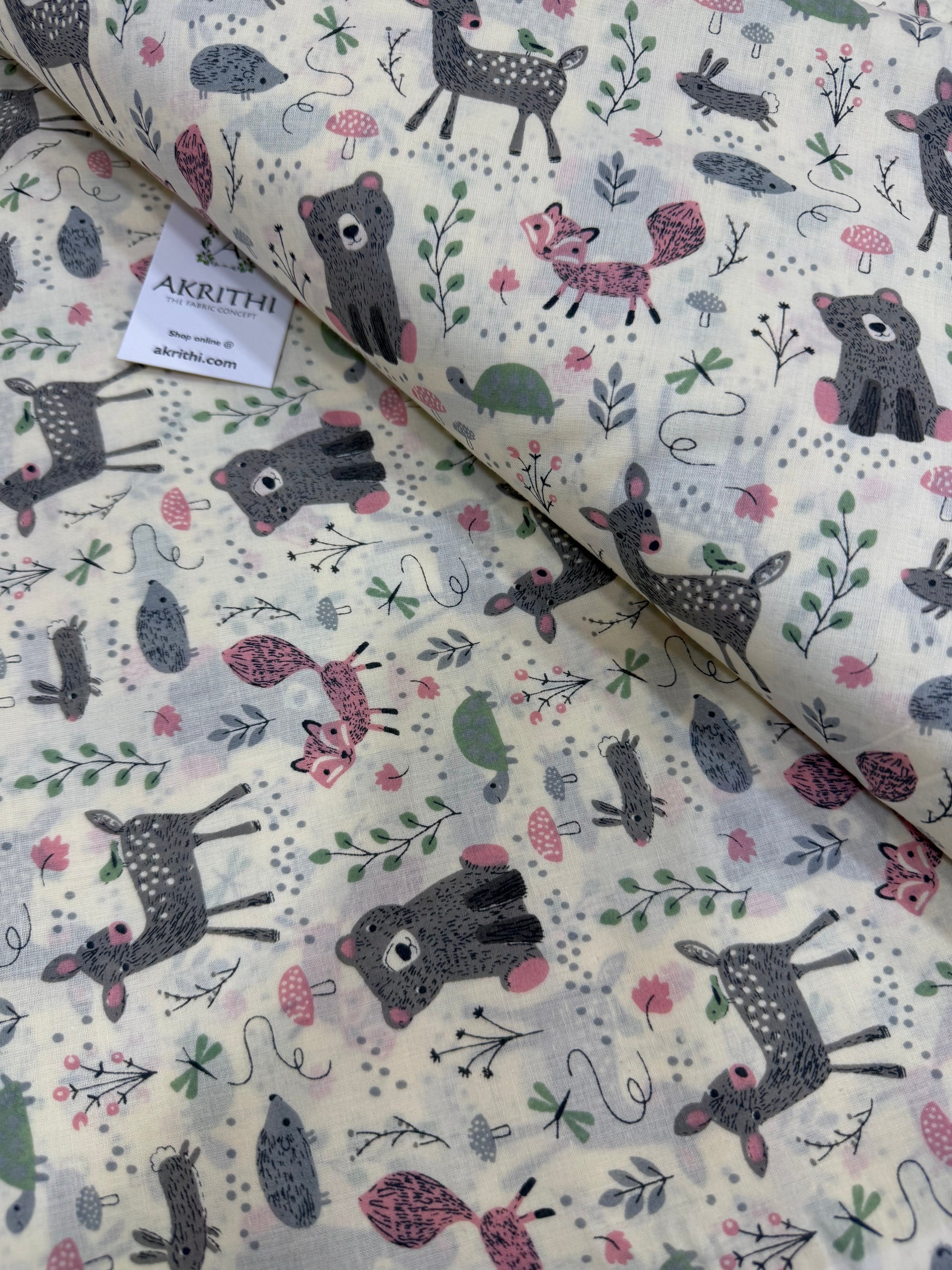 Kids Printed pure cotton fabric