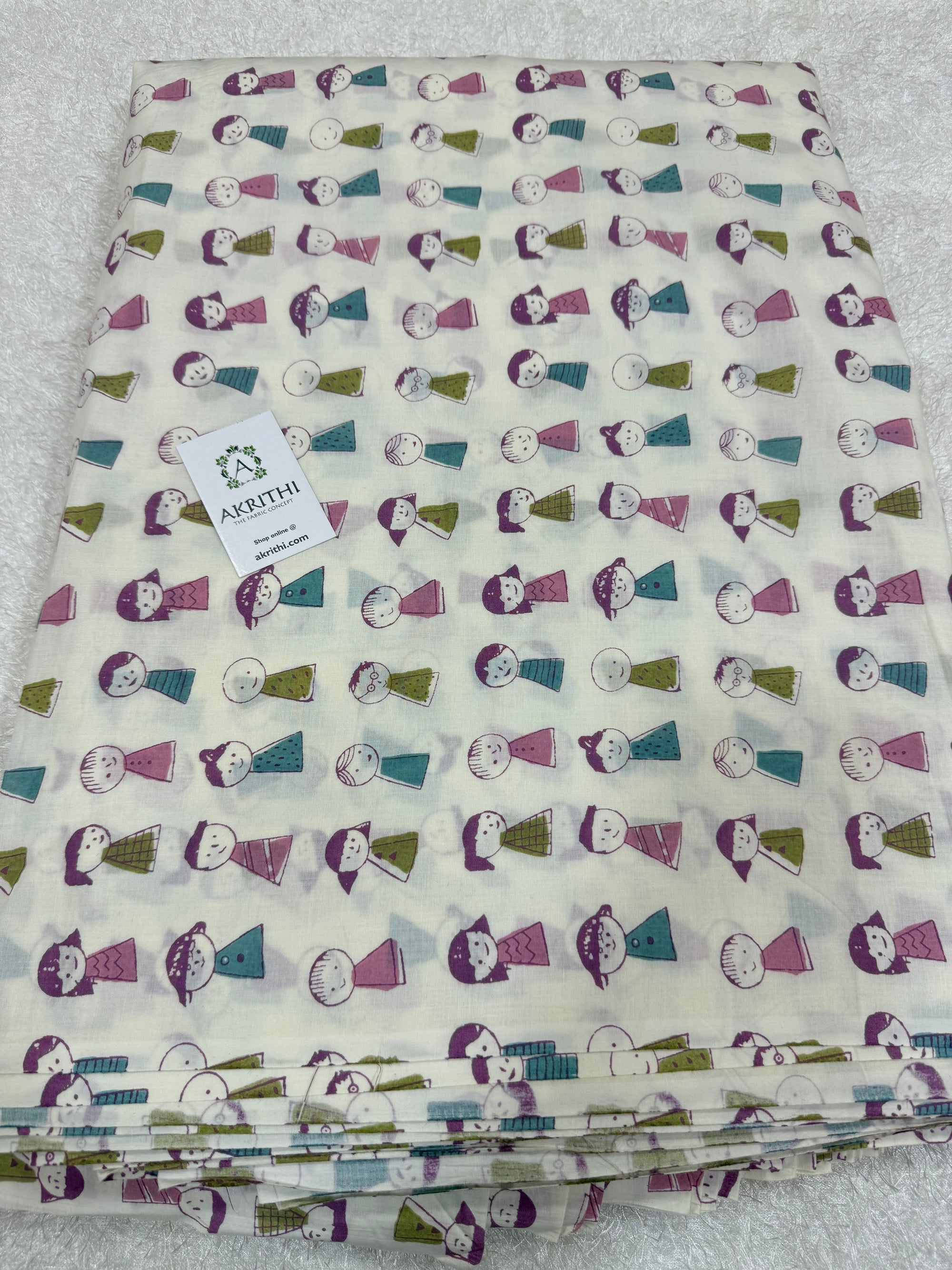 Kids Printed pure cotton fabric