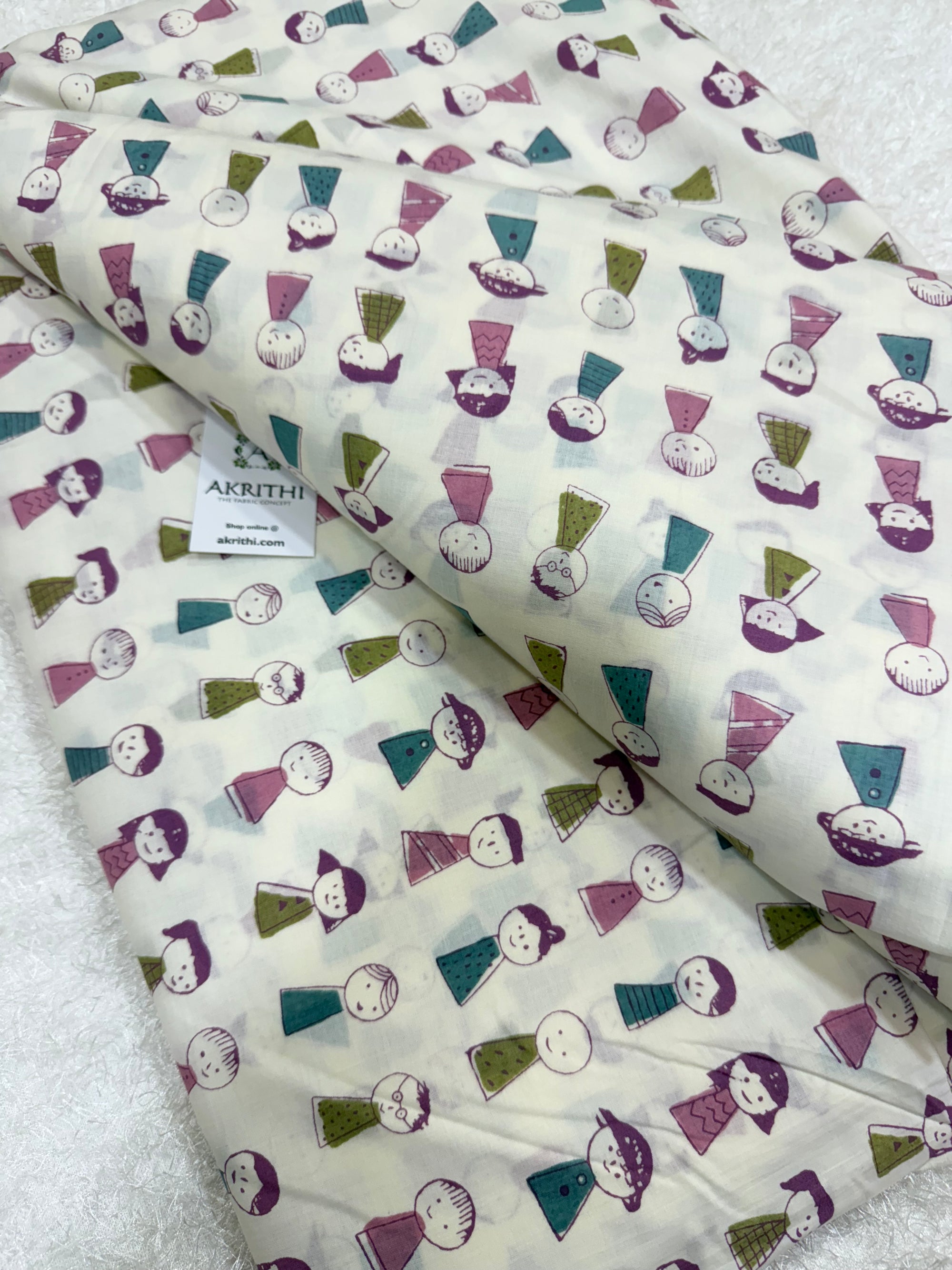 Kids Printed pure cotton fabric