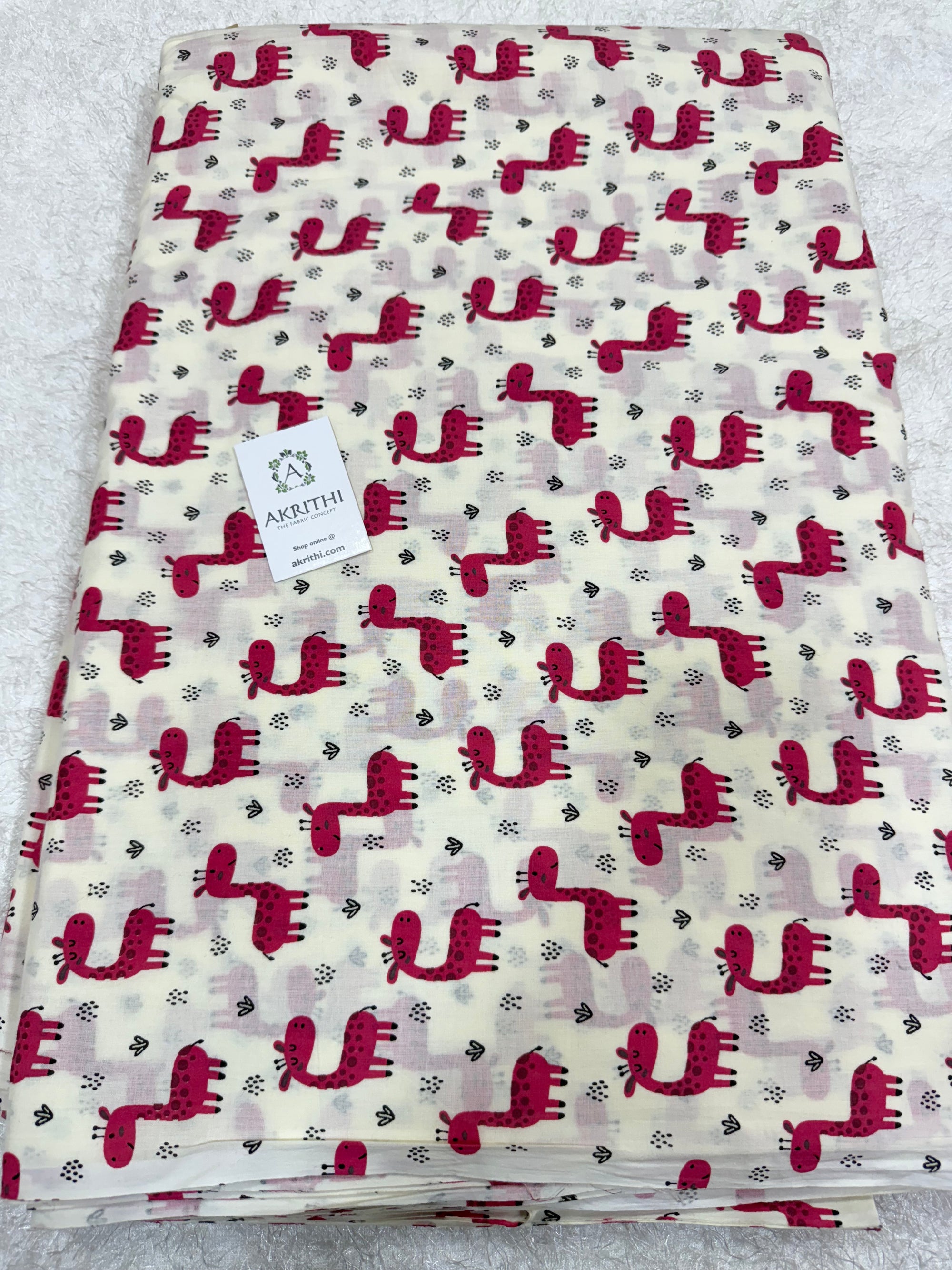 Kids Printed pure cotton fabric
