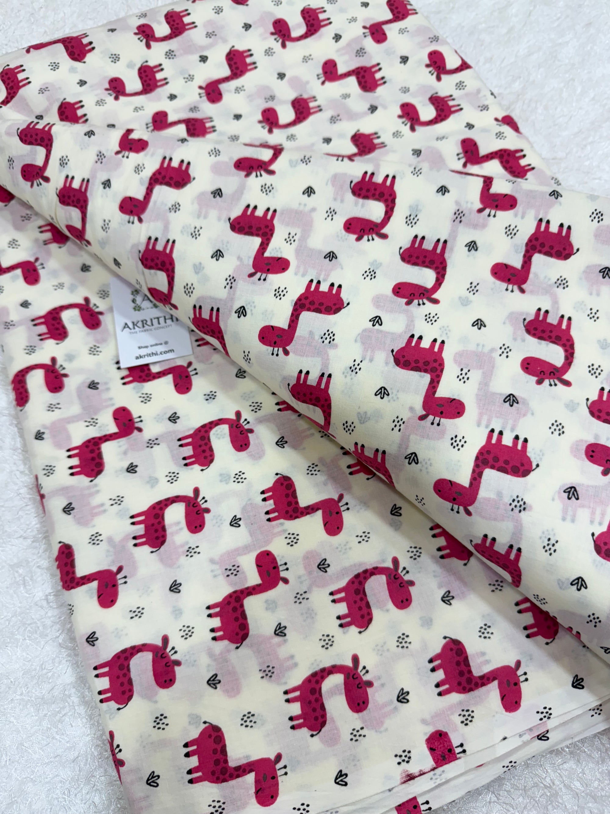 Kids Printed pure cotton fabric