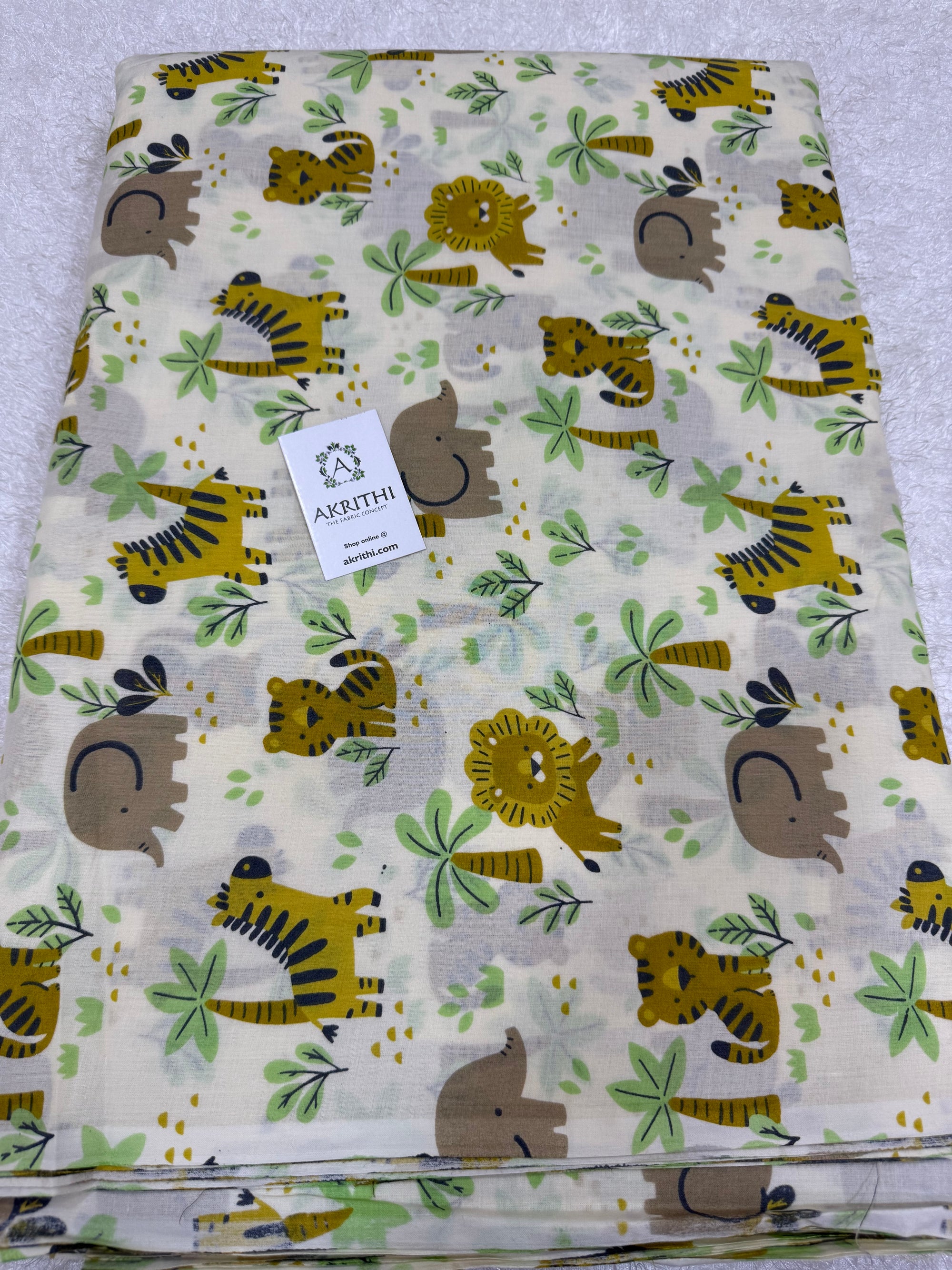 Kids Printed pure cotton fabric