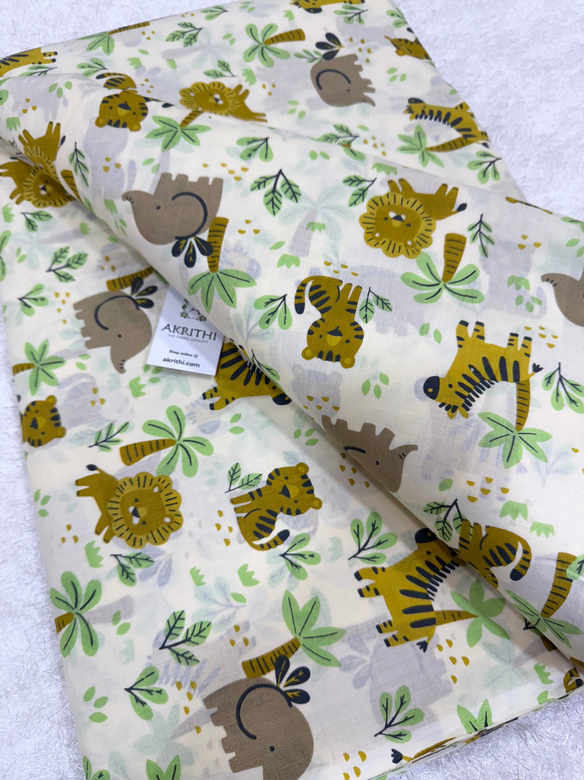Kids Printed pure cotton fabric