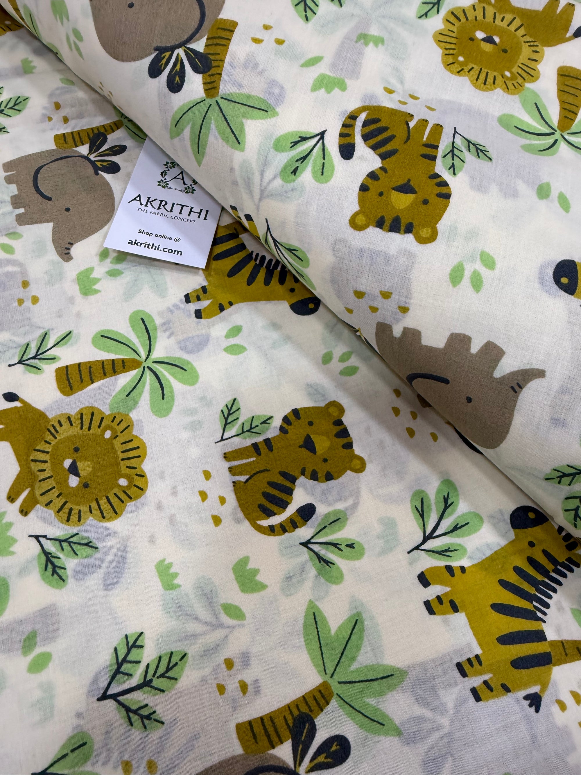 Kids Printed pure cotton fabric
