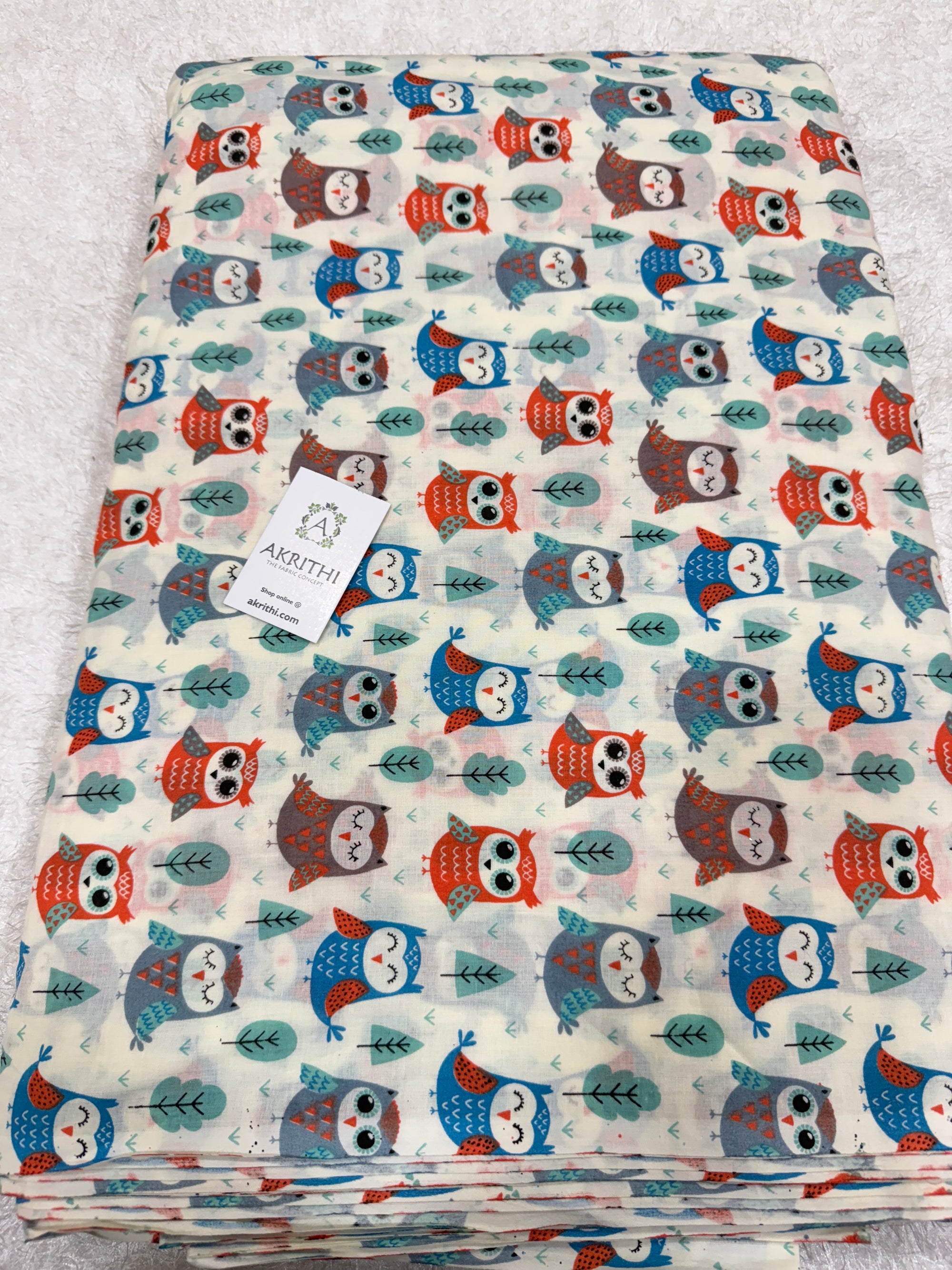 Kids Printed pure cotton fabric