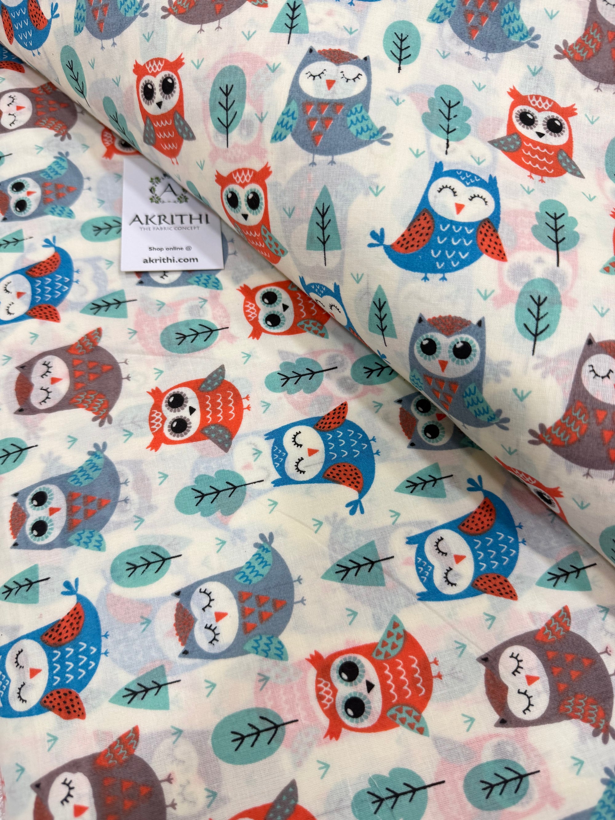 Kids Printed pure cotton fabric