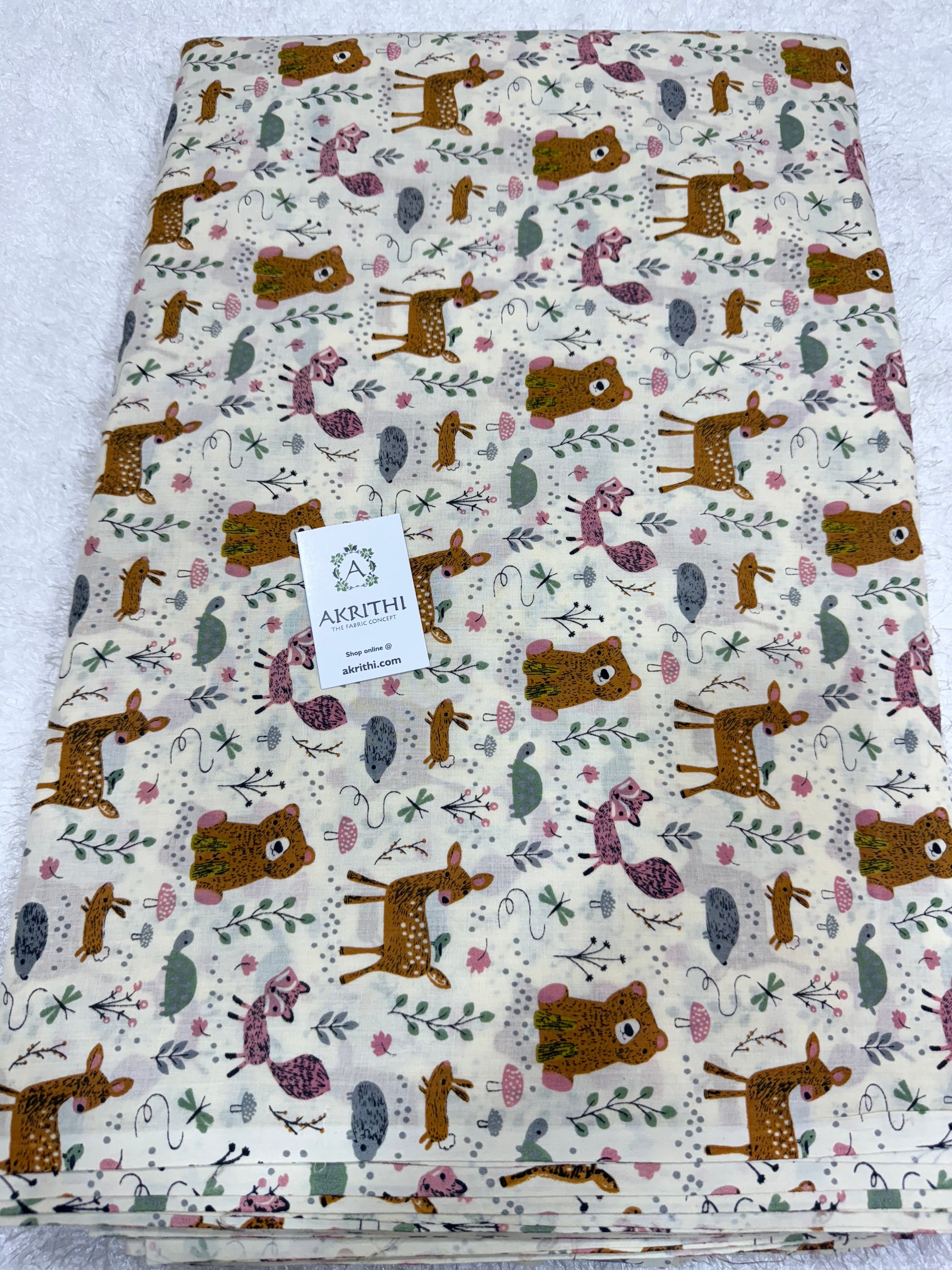 Kids Printed pure cotton fabric