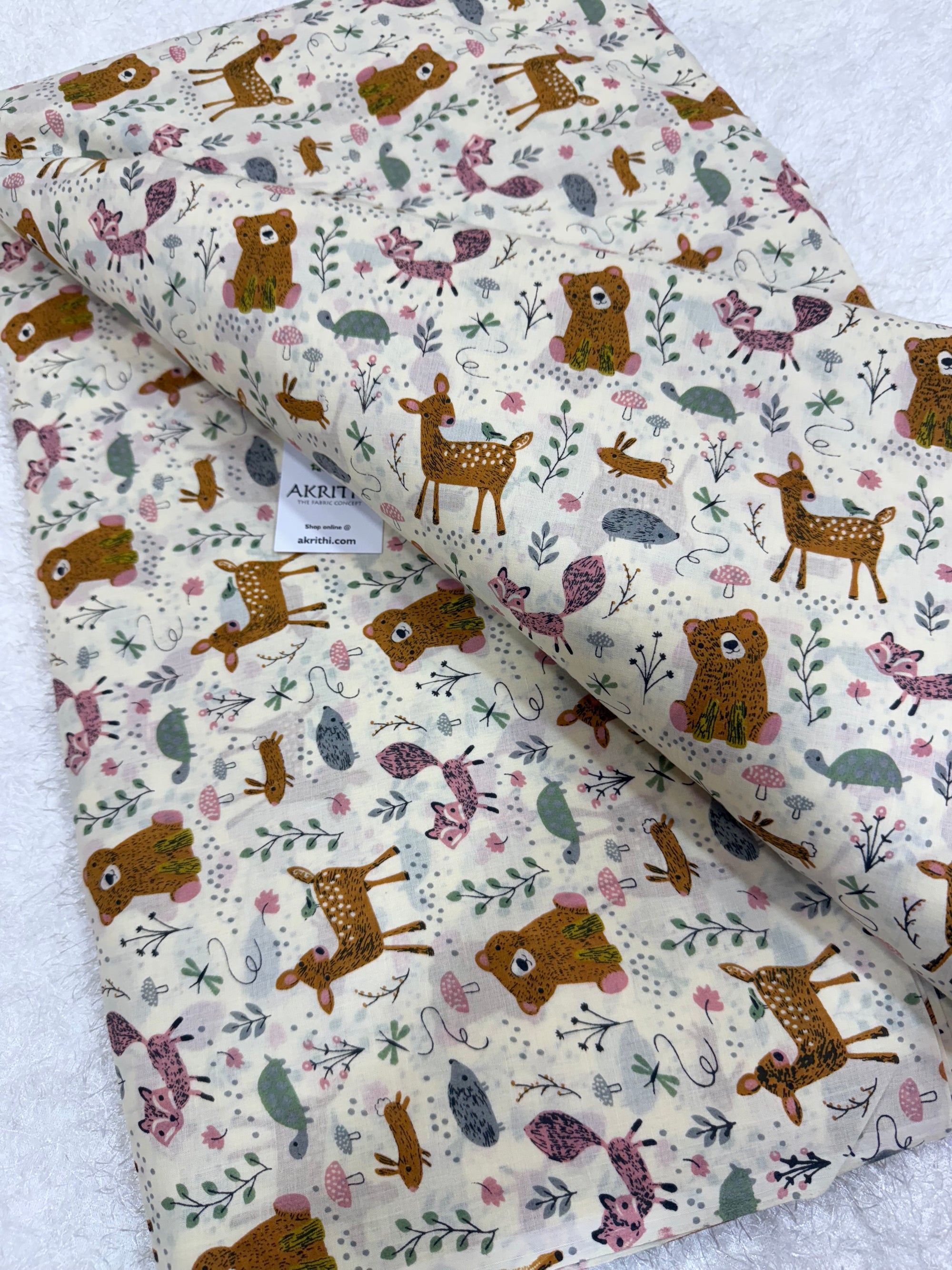 Kids Printed pure cotton fabric