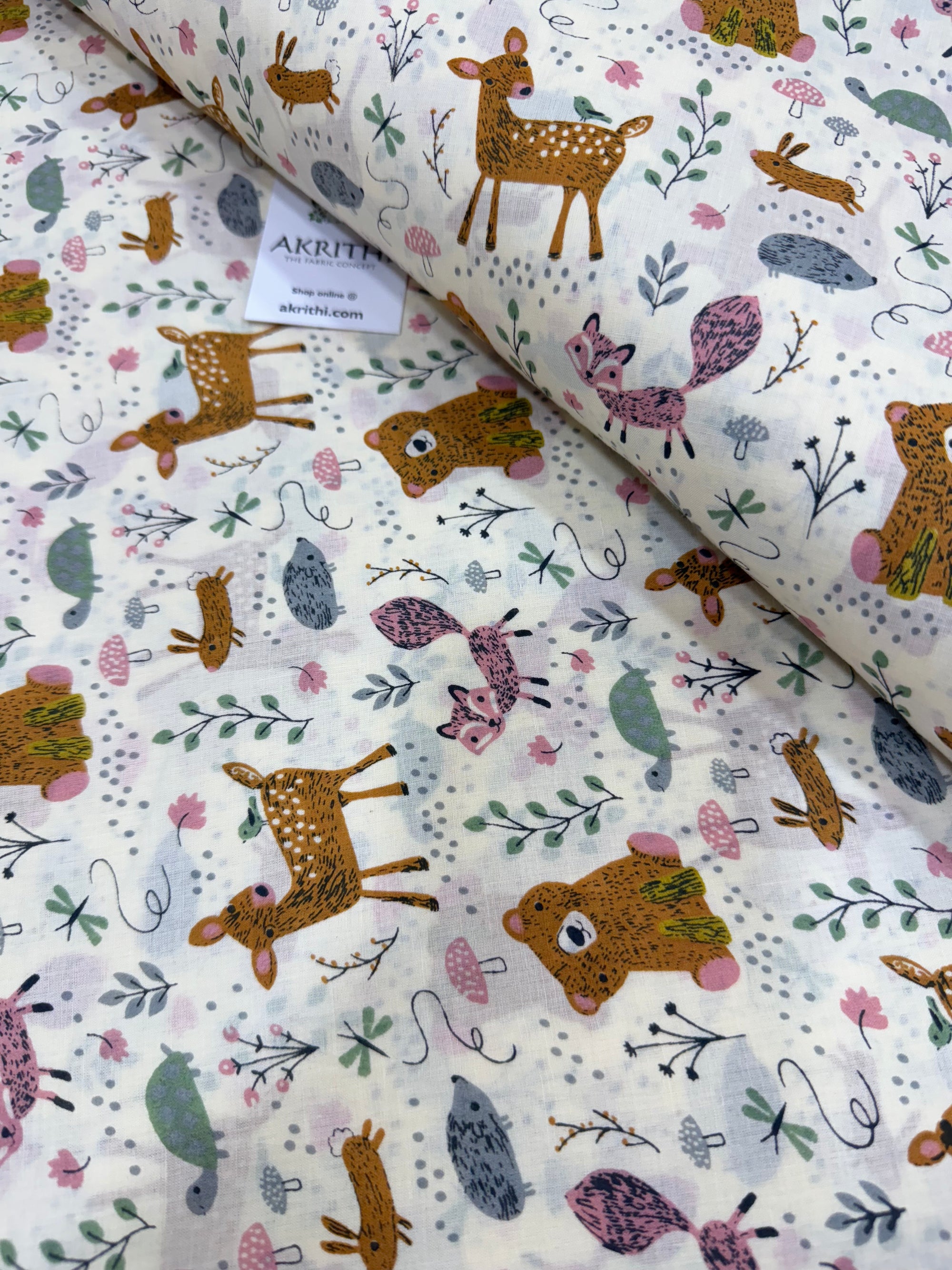 Kids Printed pure cotton fabric