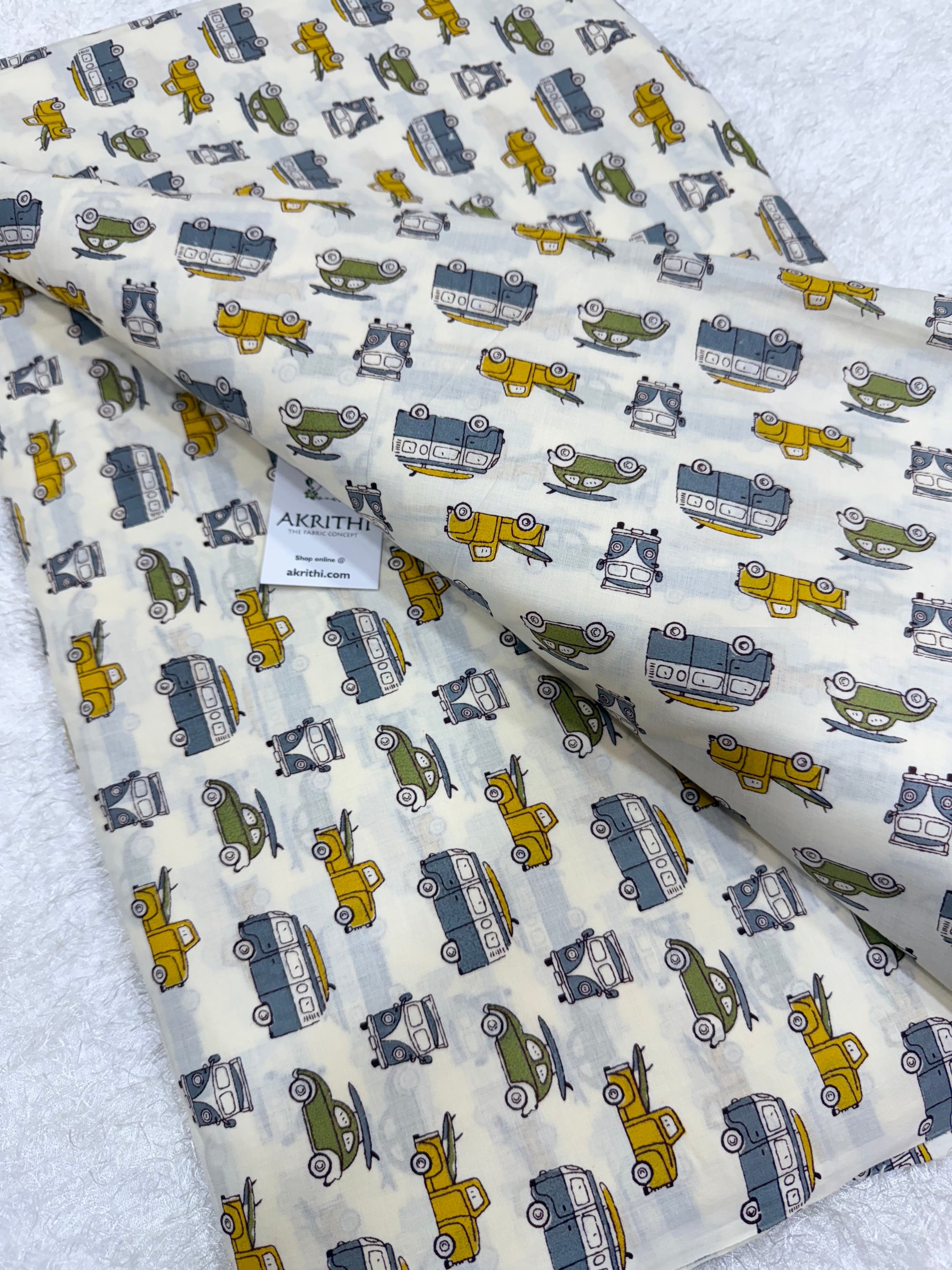 Kids Printed pure cotton fabric
