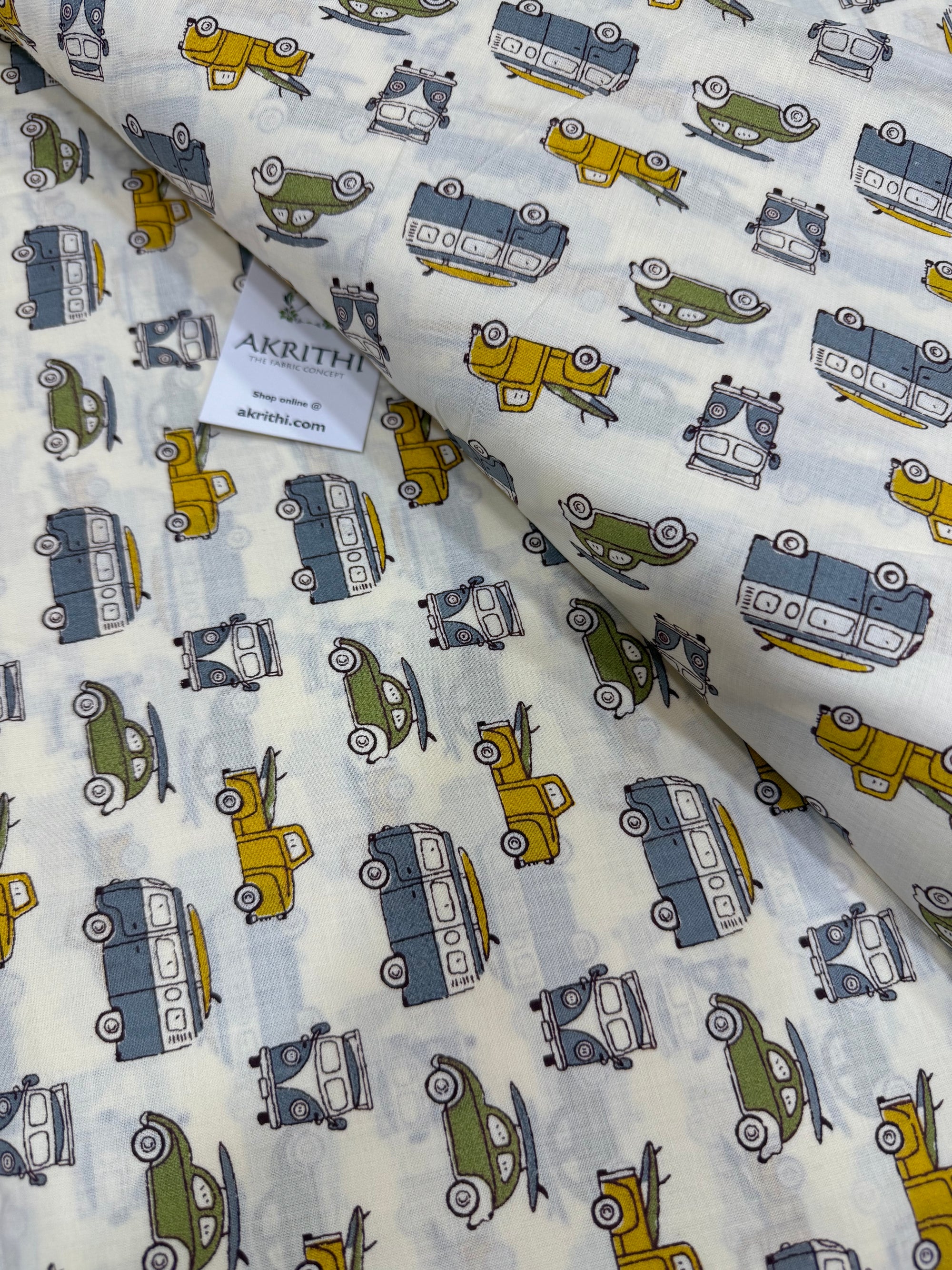 Kids Printed pure cotton fabric