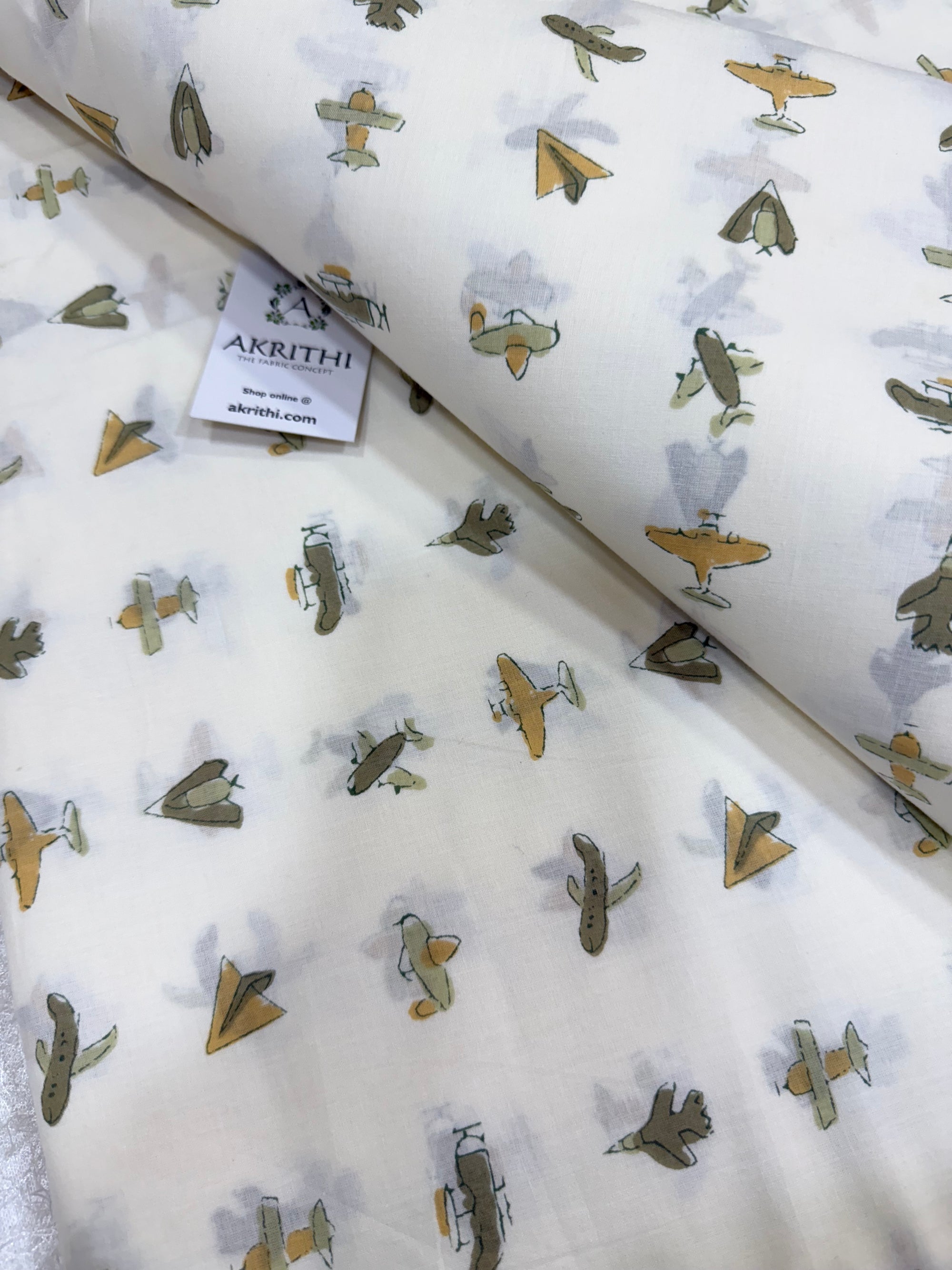 Kids Printed pure cotton fabric