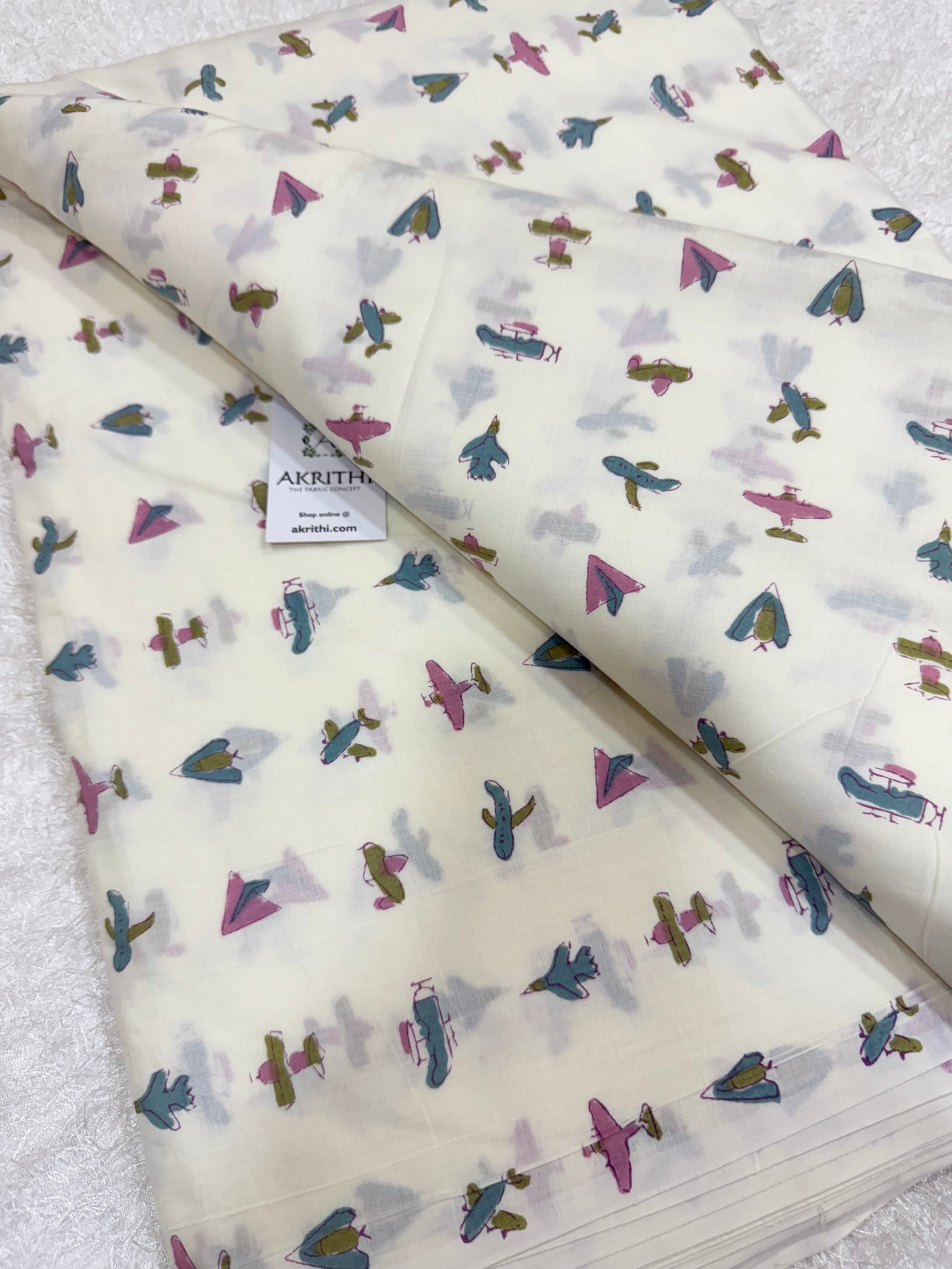 Kids Printed pure cotton fabric