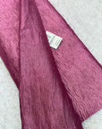 Banarasi pure silk crushed tissue fabric