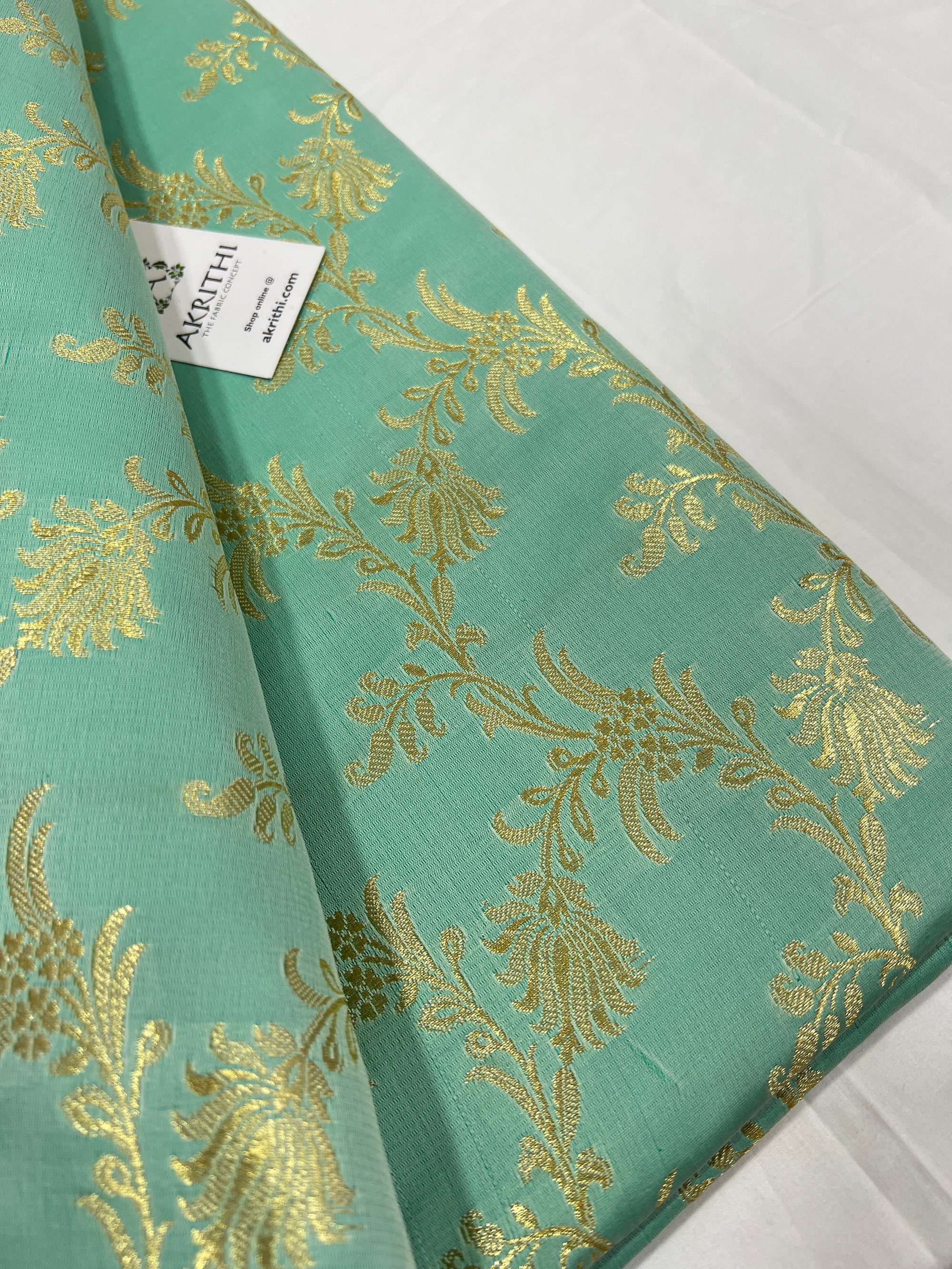 Pure Banarasi brocade fabric