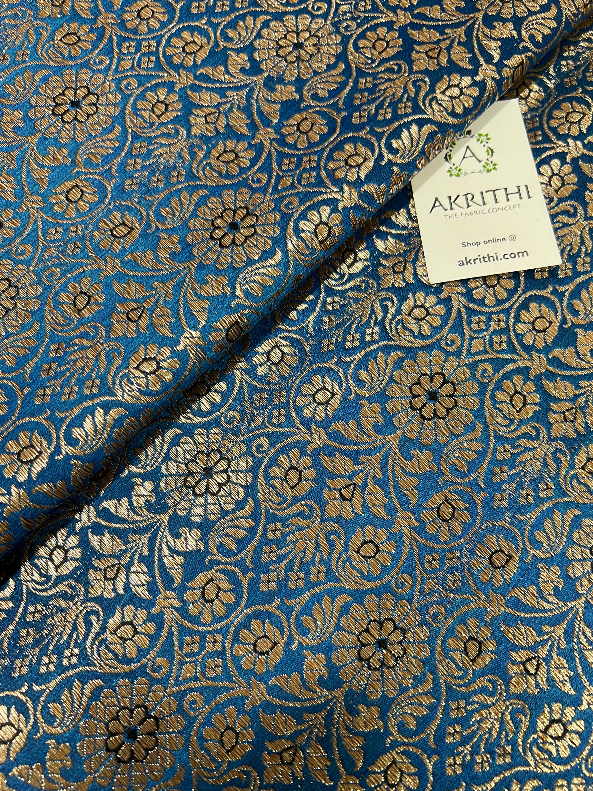 Pure Banarasi brocade fabric