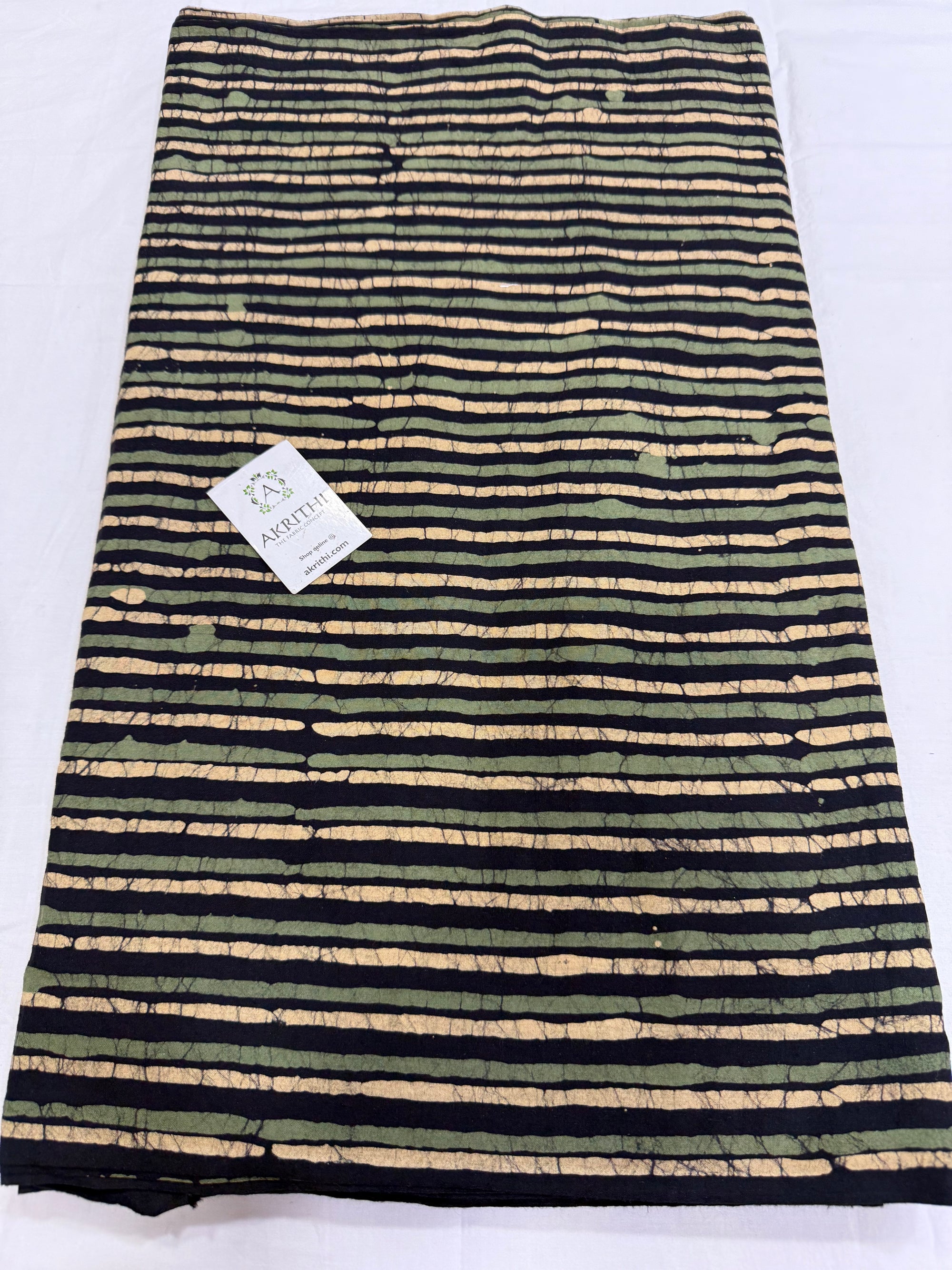 Batik printed pure cotton fabric