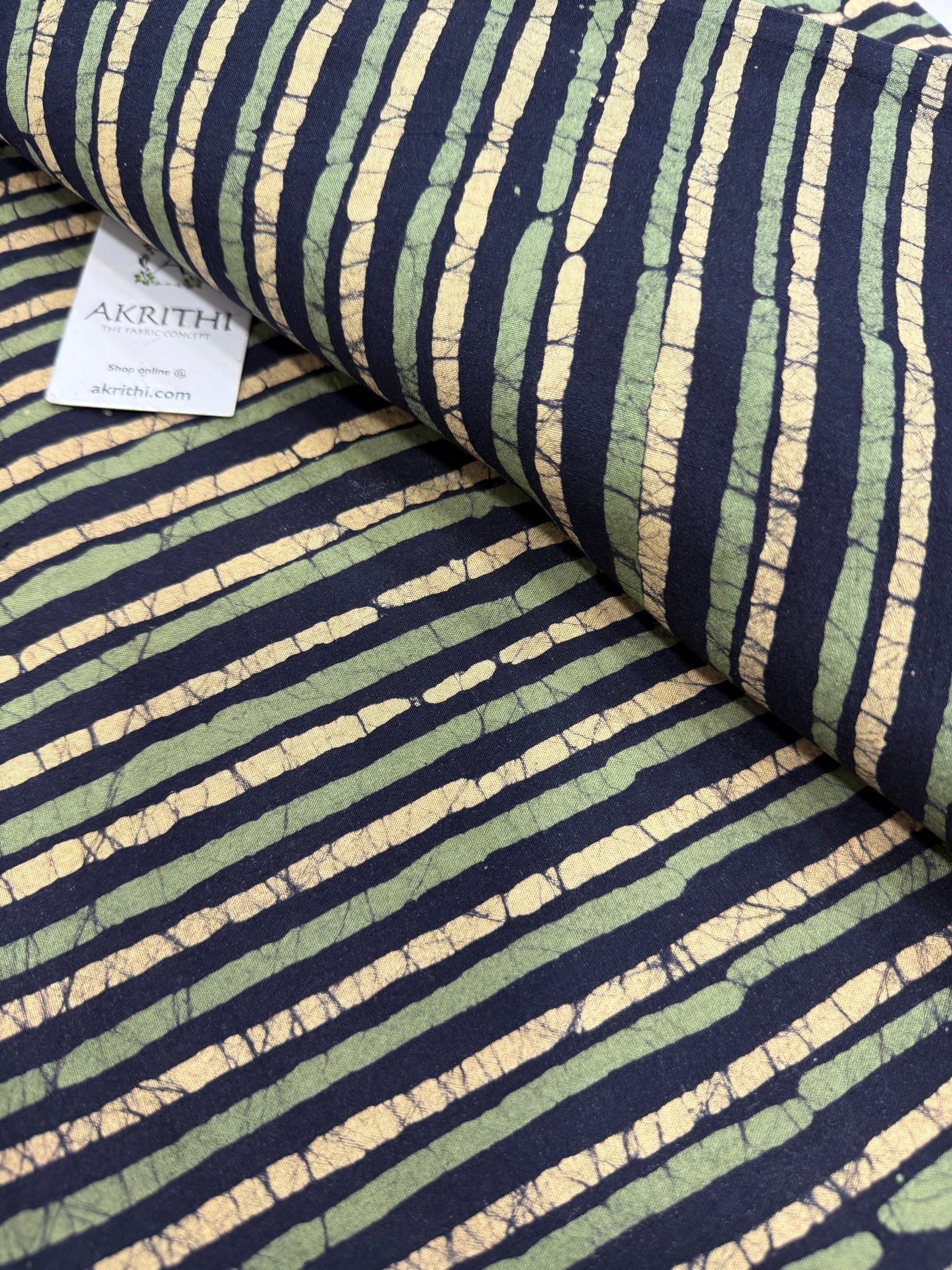 Batik printed pure cotton fabric
