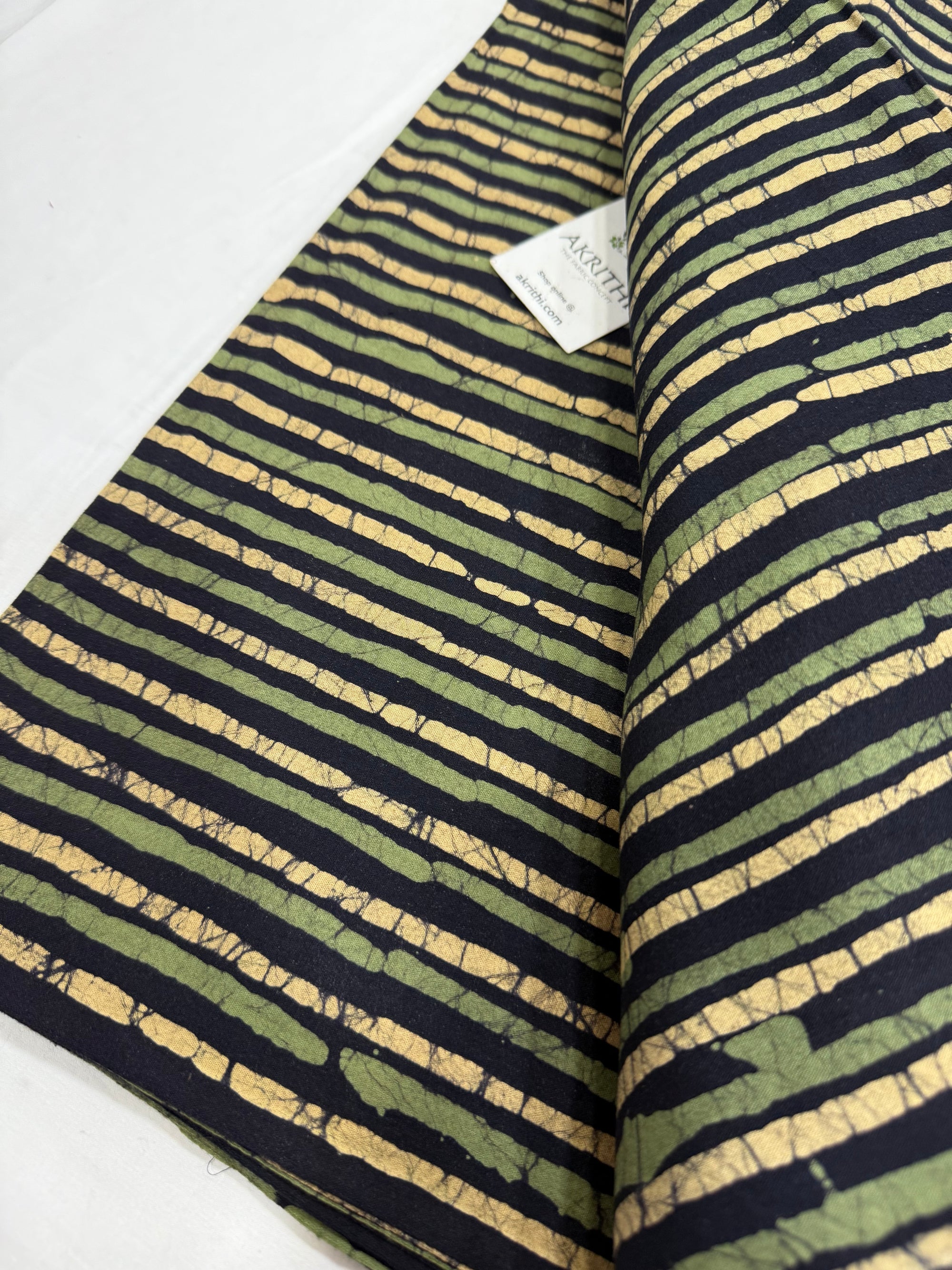 Batik printed pure cotton fabric