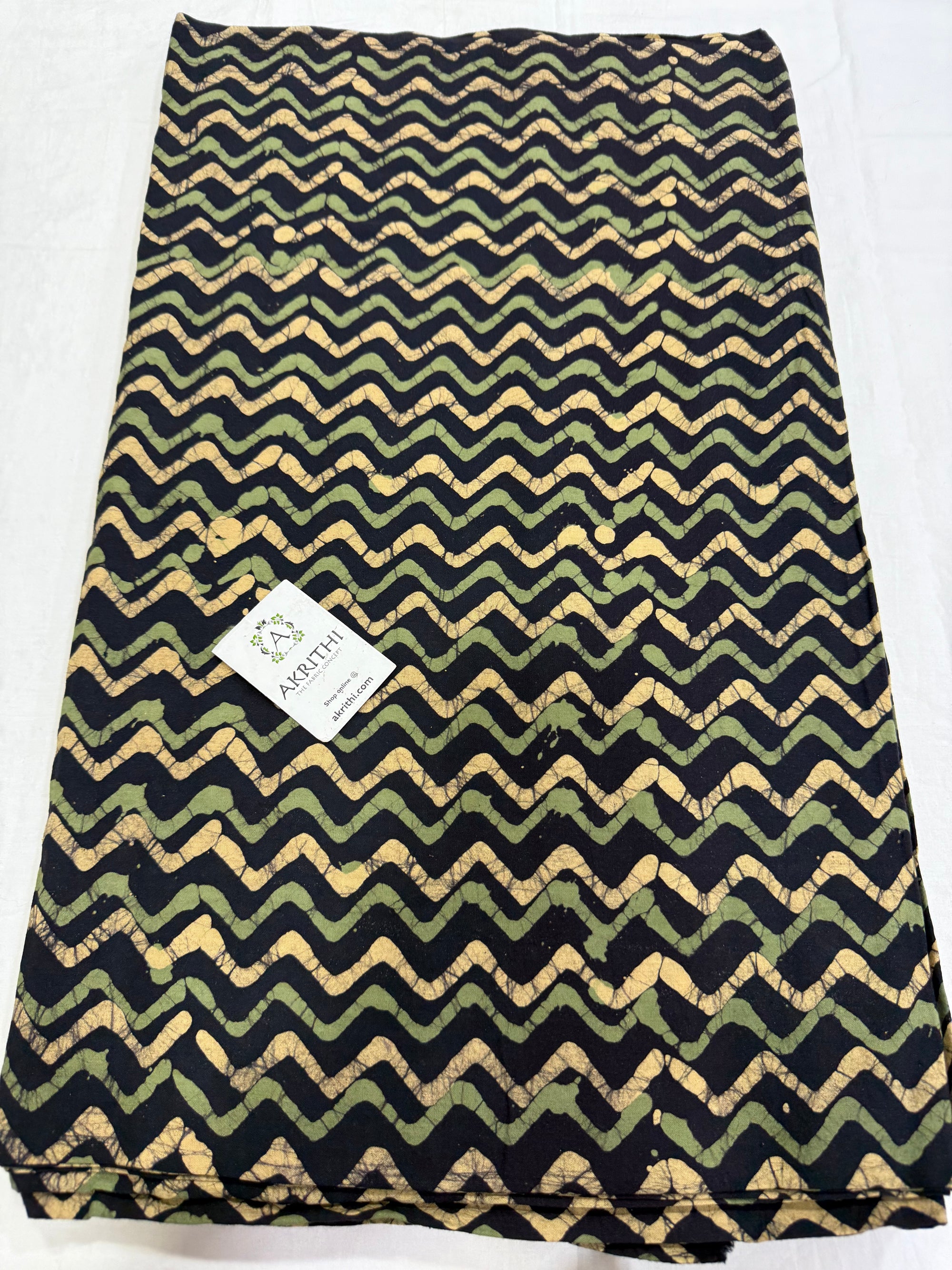 Batik printed pure cotton fabric
