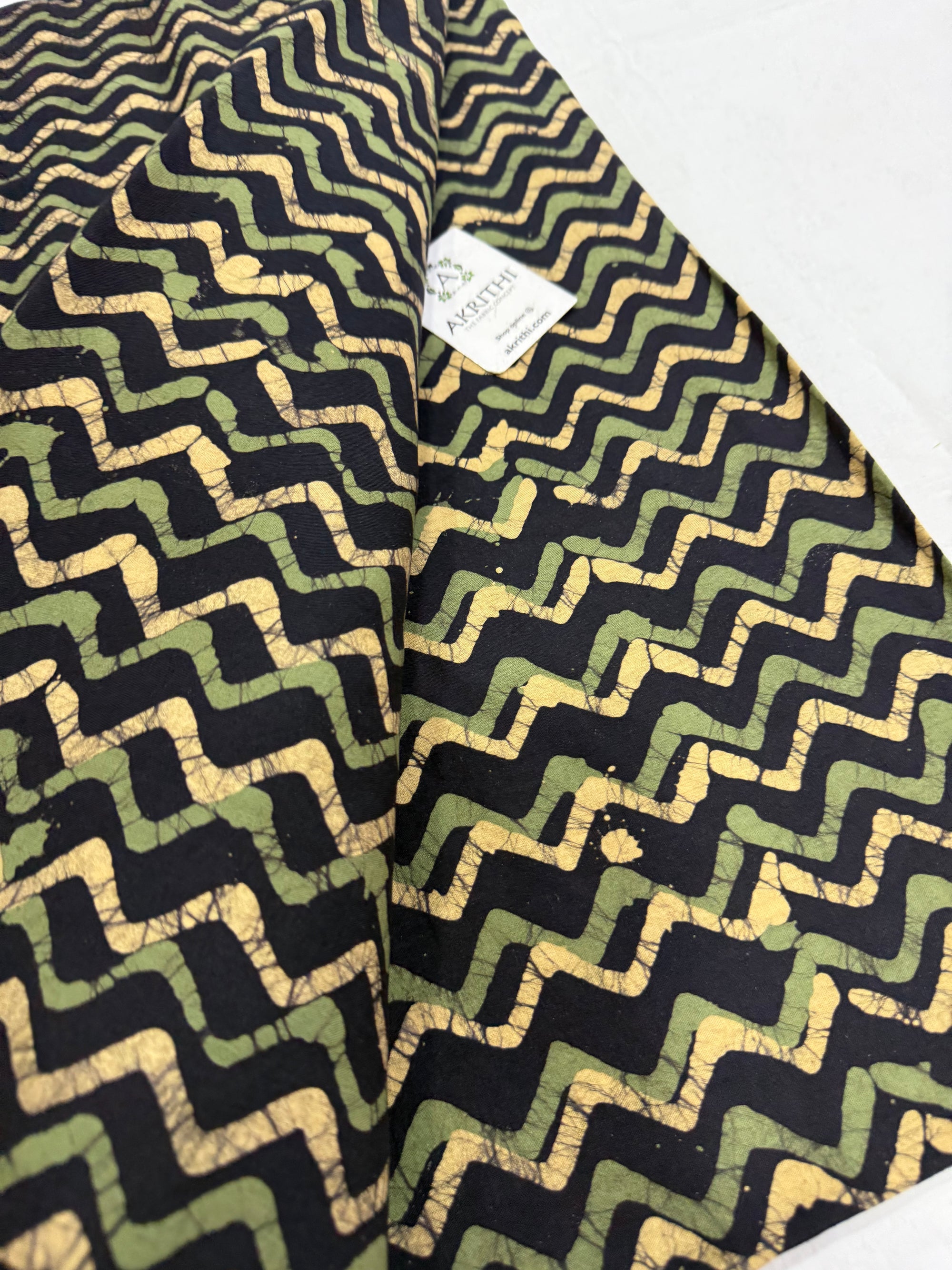 Batik printed pure cotton fabric