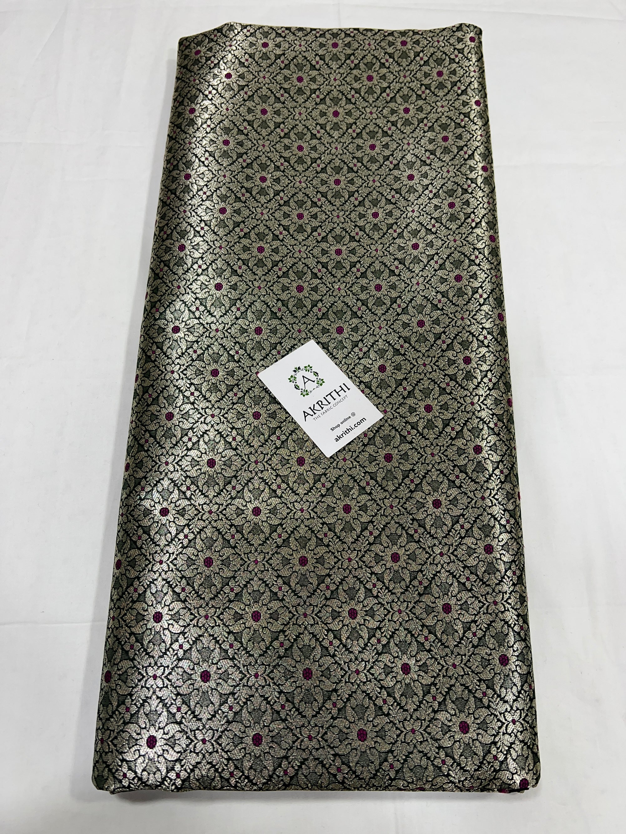 Pure Banarasi brocade fabric
