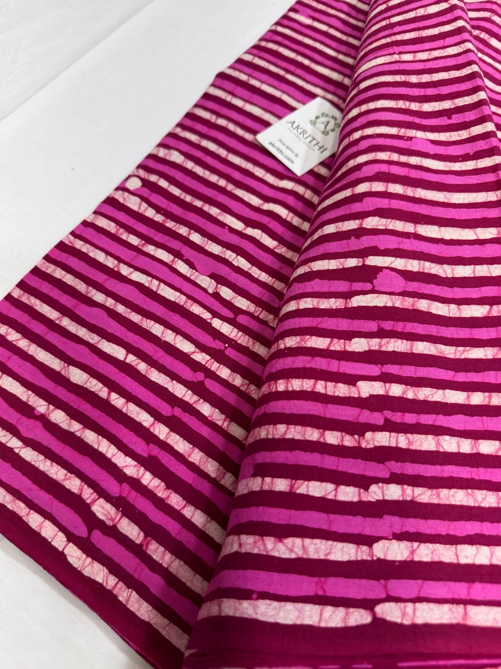 Batik printed pure cotton fabric