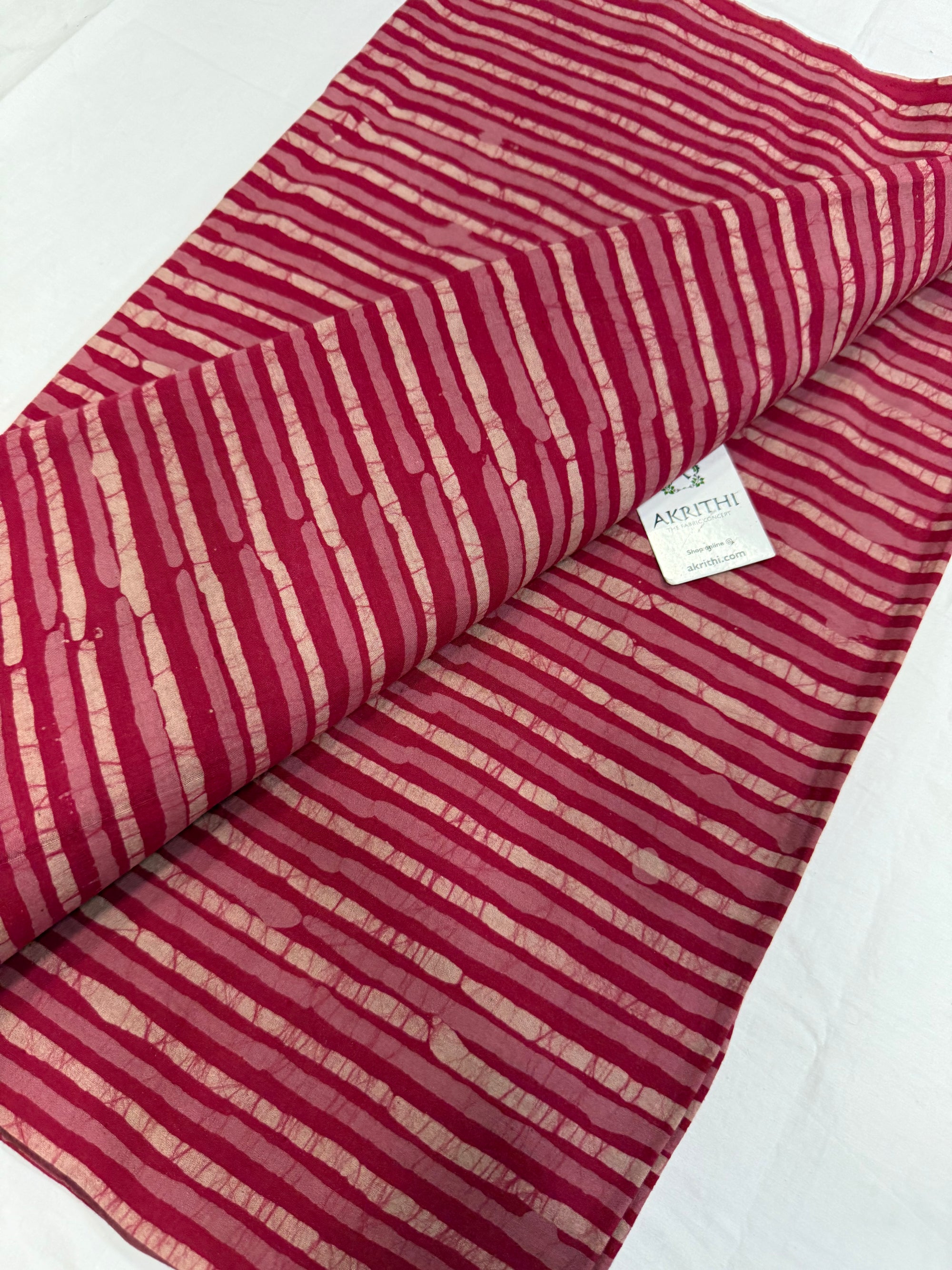 Batik printed pure cotton fabric