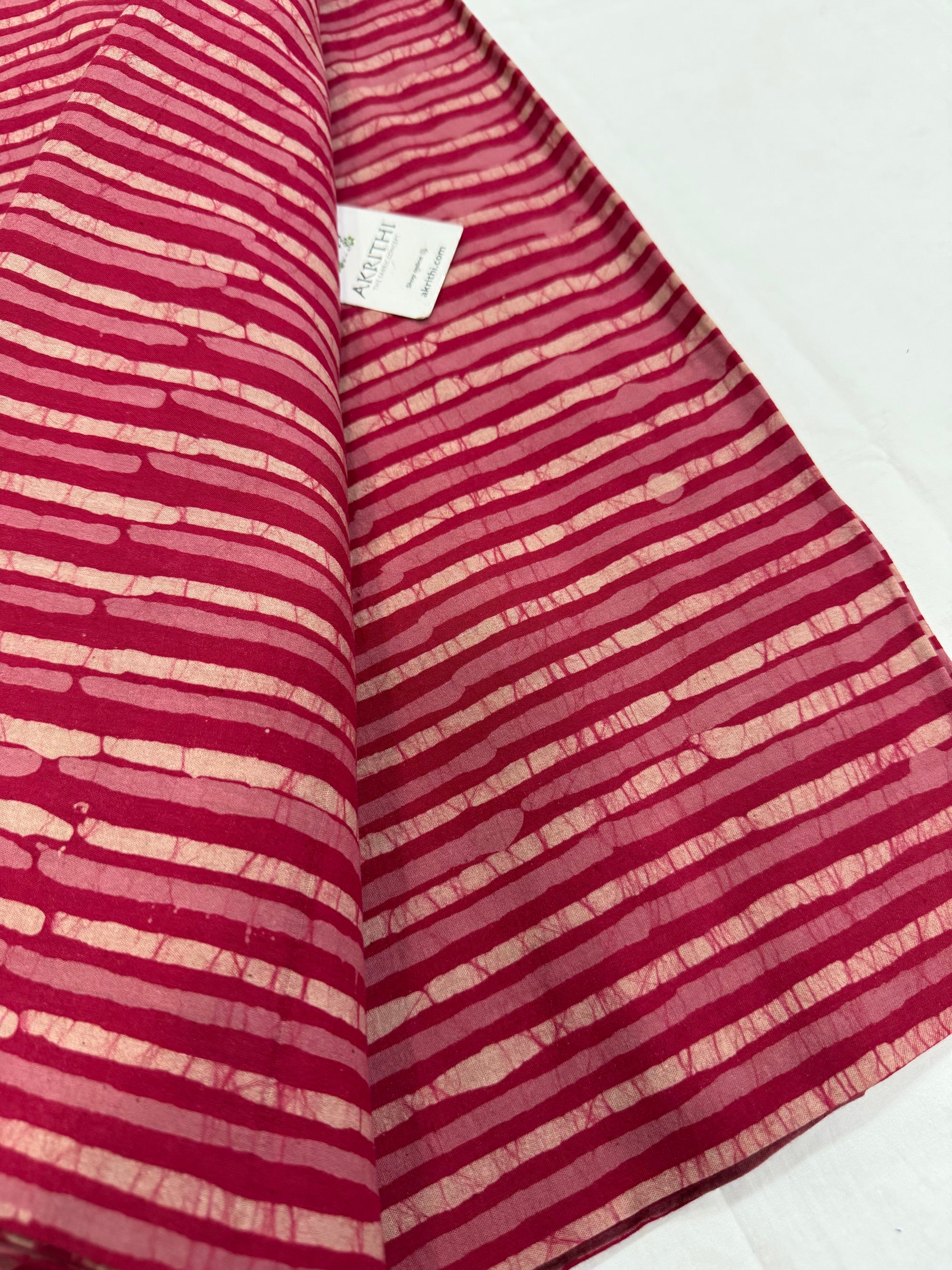 Batik printed pure cotton fabric