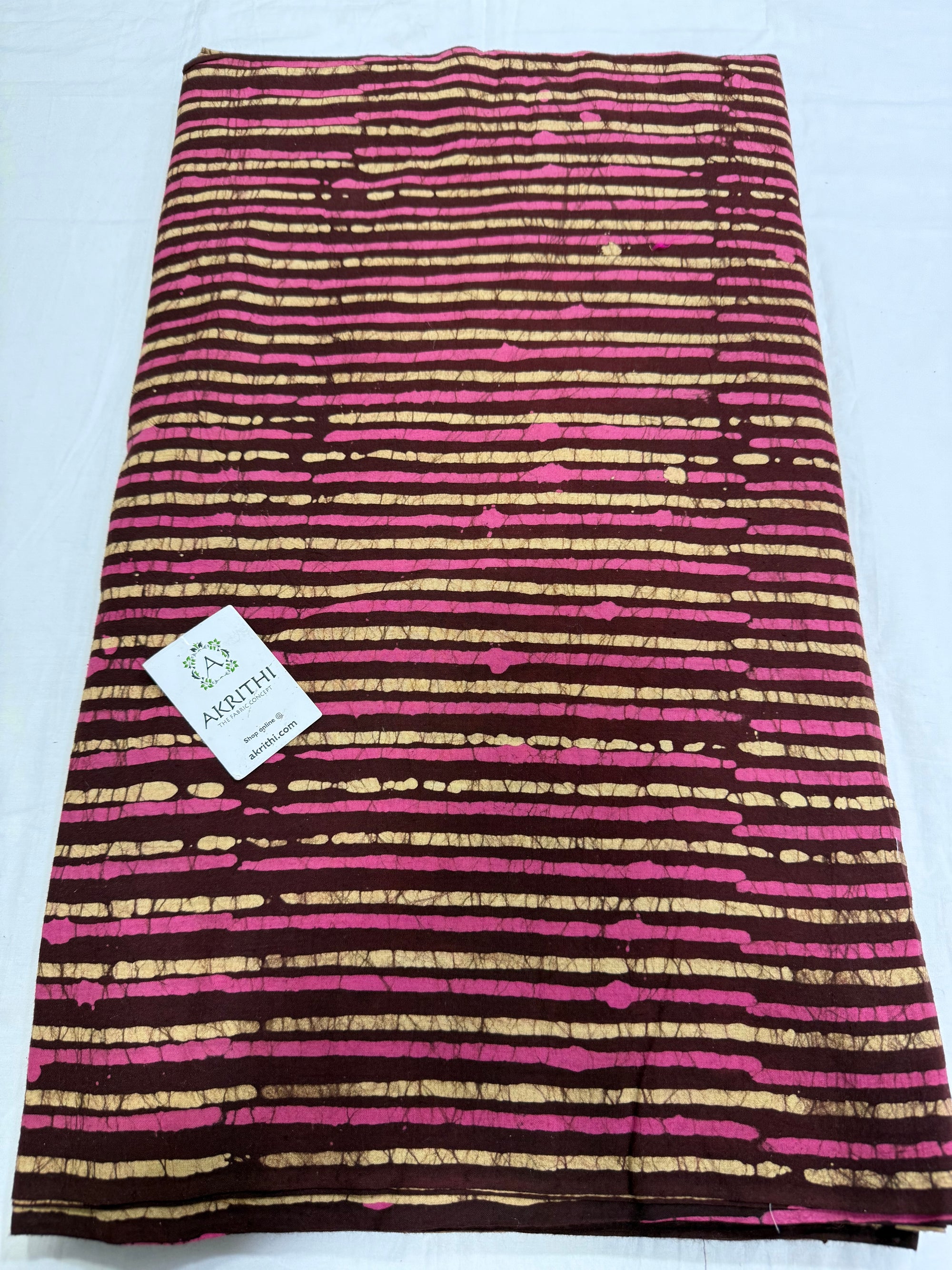 Batik printed pure cotton fabric