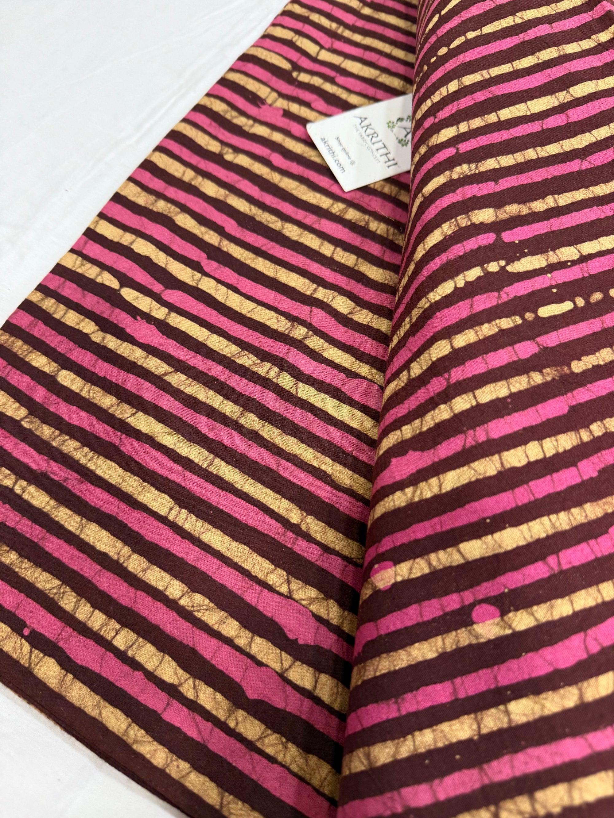 Batik printed pure cotton fabric