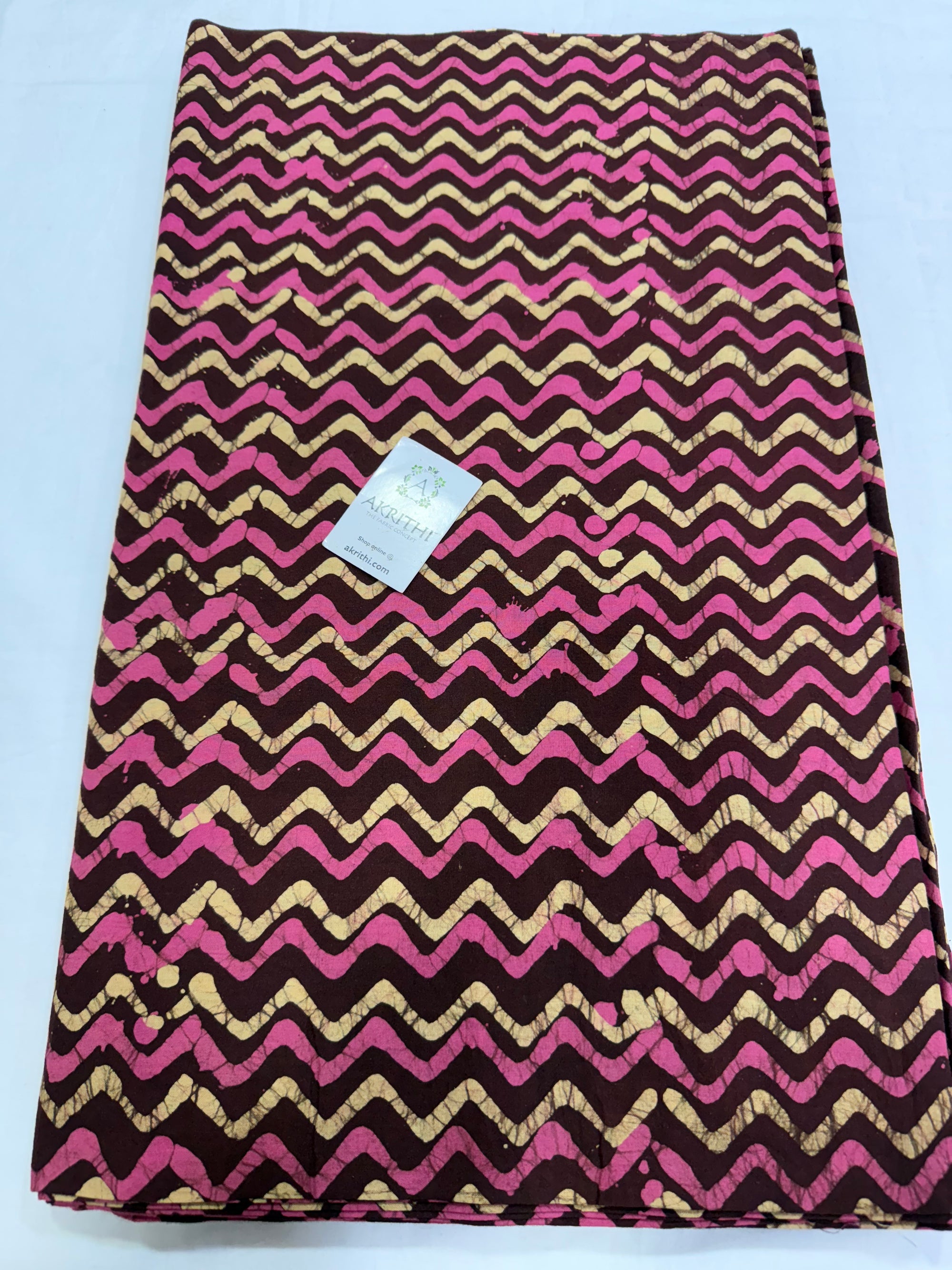 Batik printed pure cotton fabric