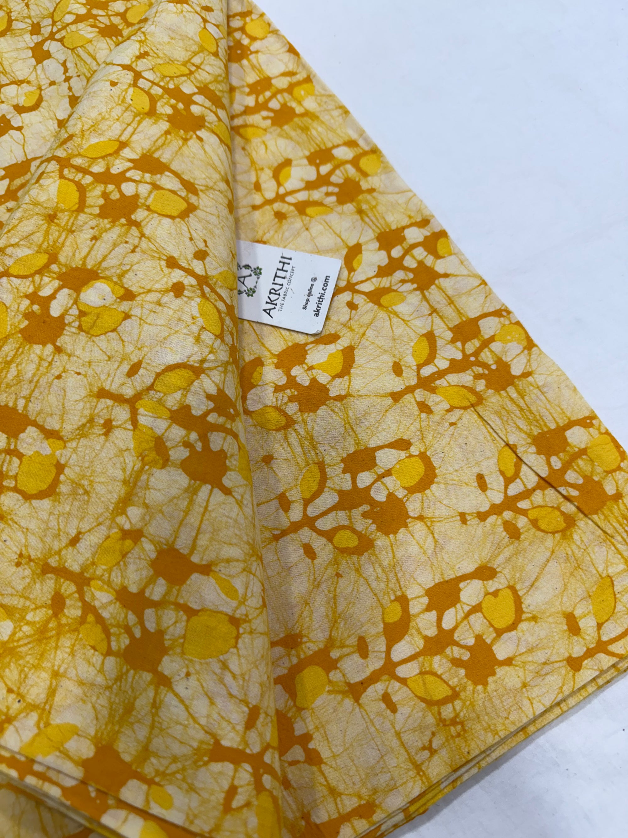 Batik printed pure cotton fabric