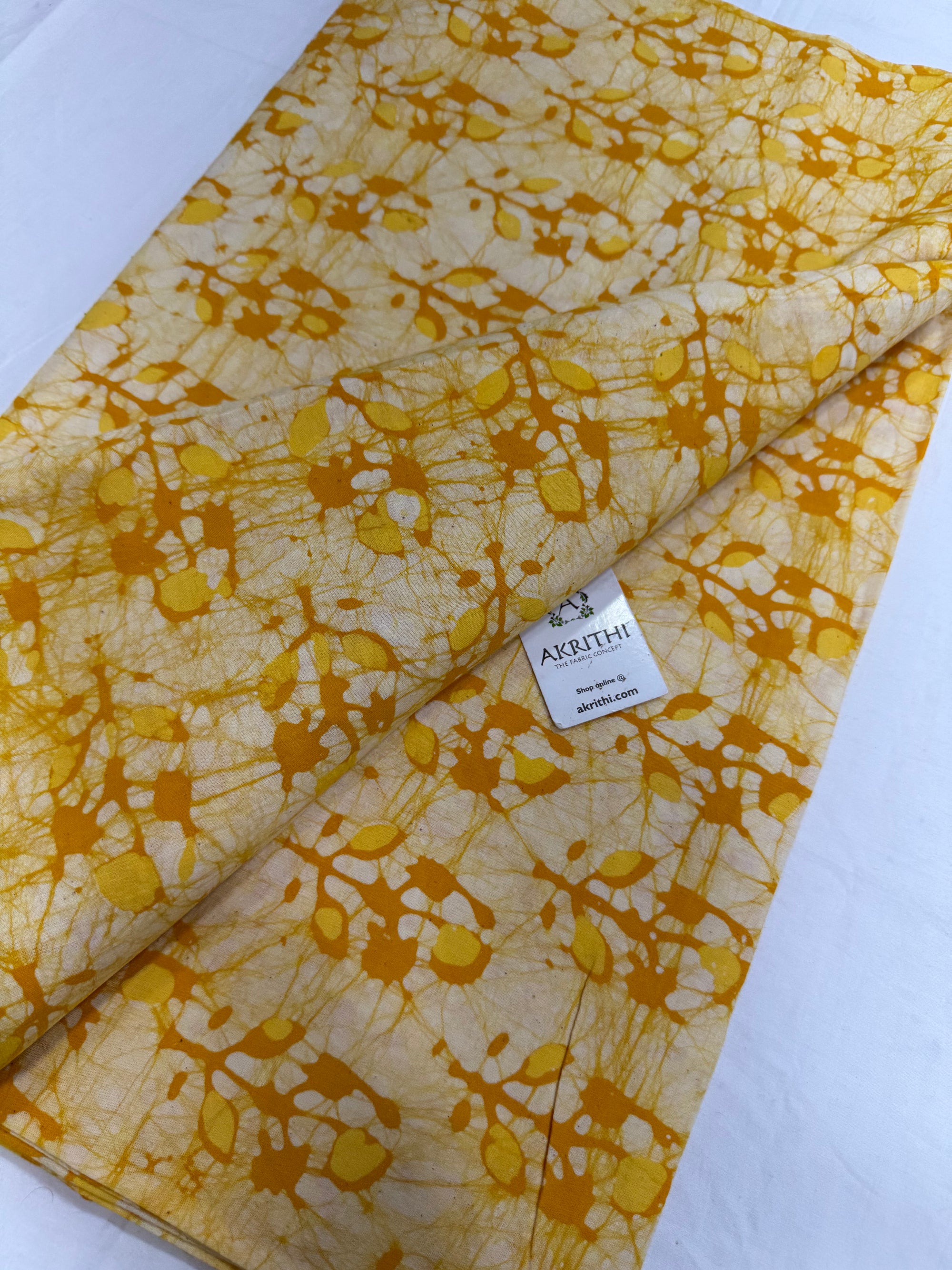 Batik printed pure cotton fabric