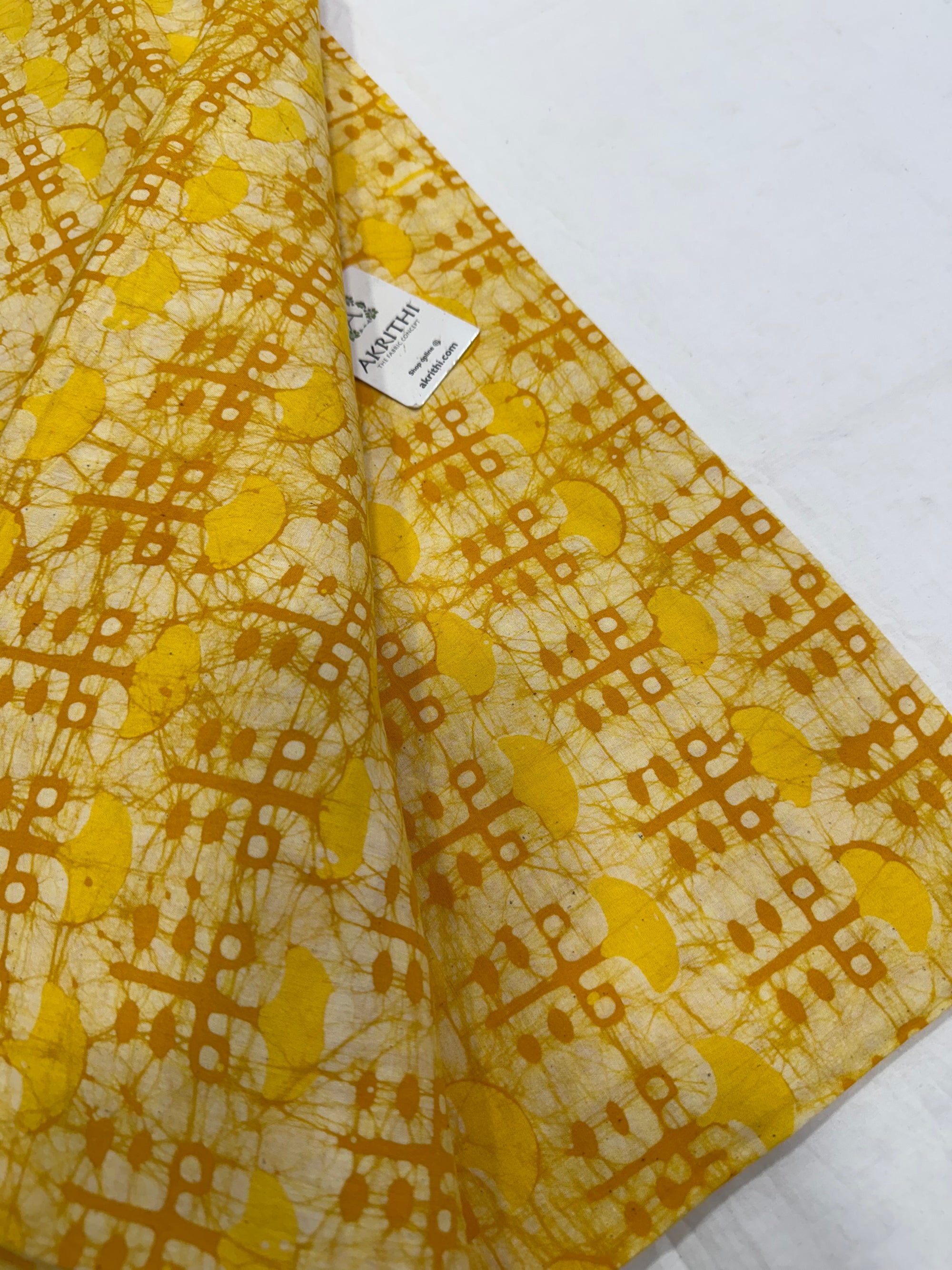Batik printed pure cotton fabric