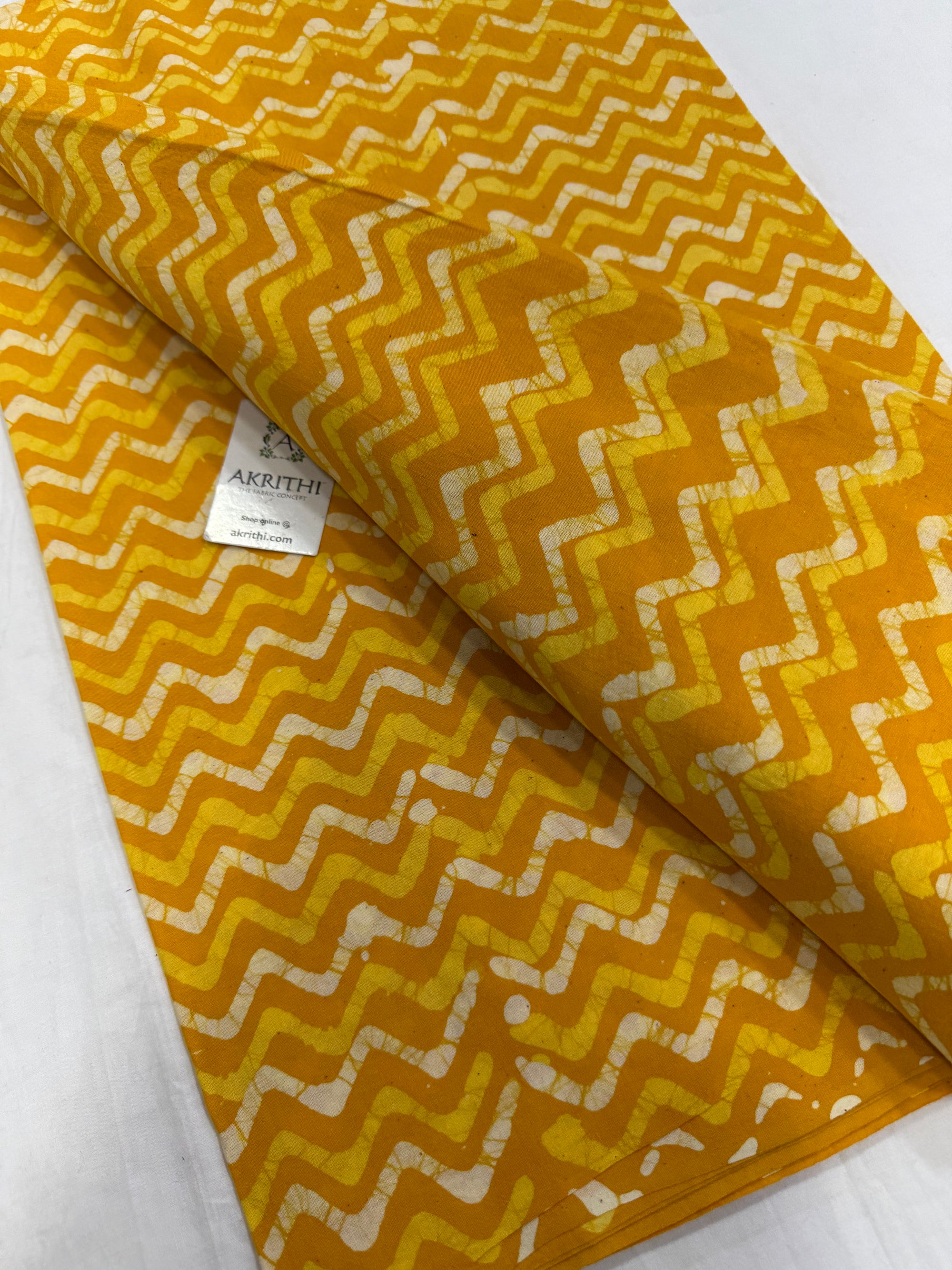Batik printed pure cotton fabric