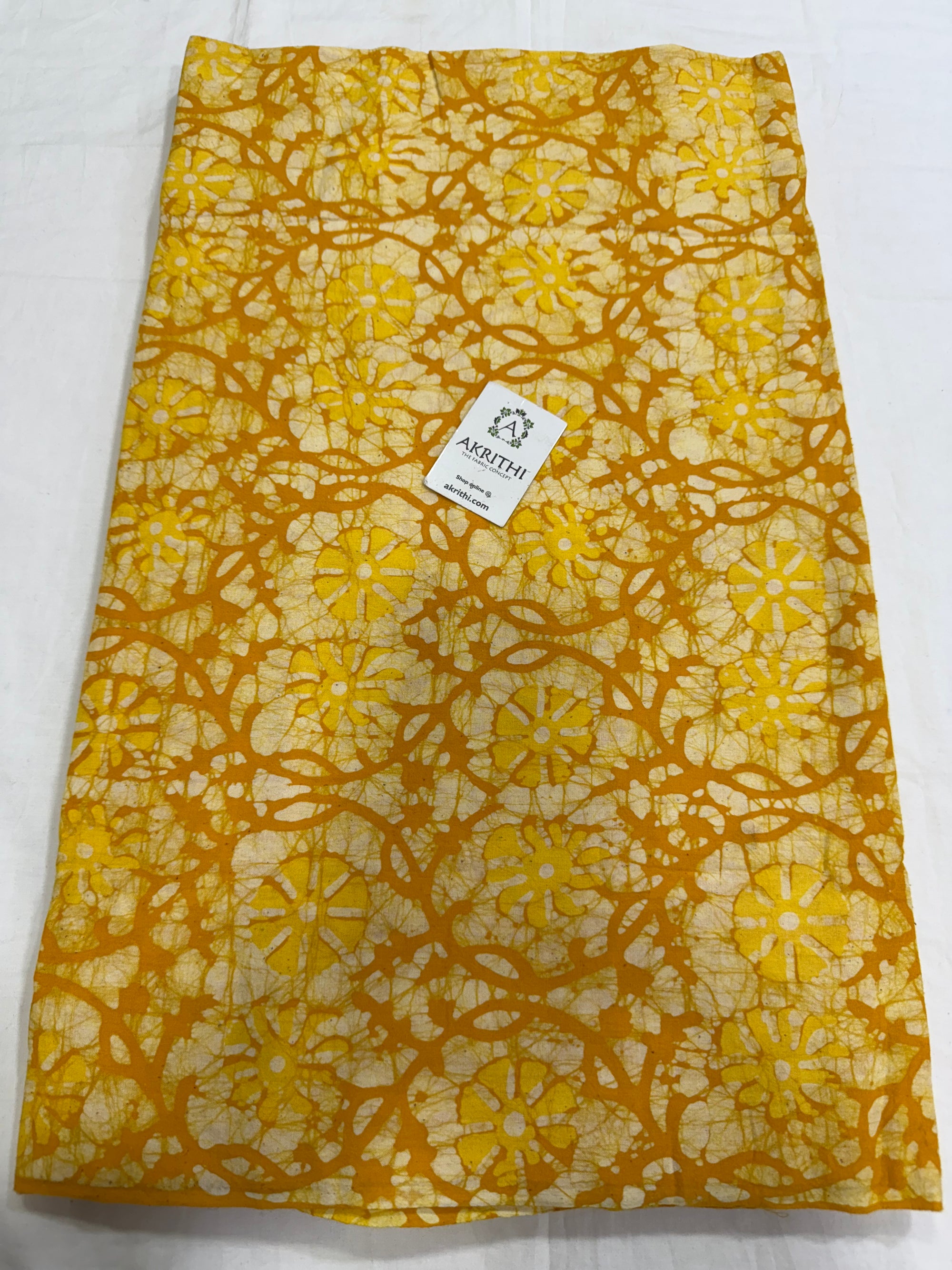 Batik printed pure cotton fabric