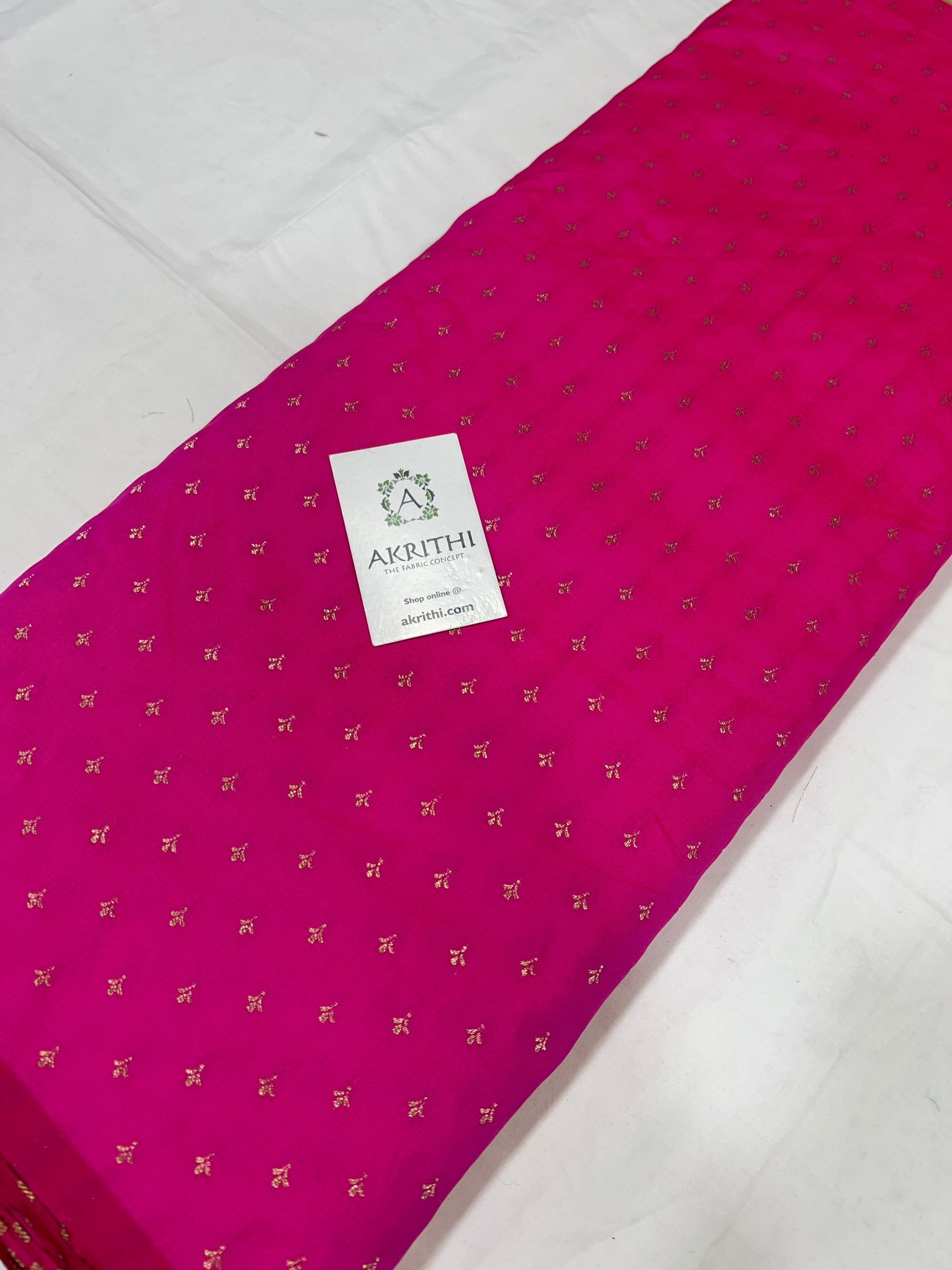 Semi Banarasi silk fabric